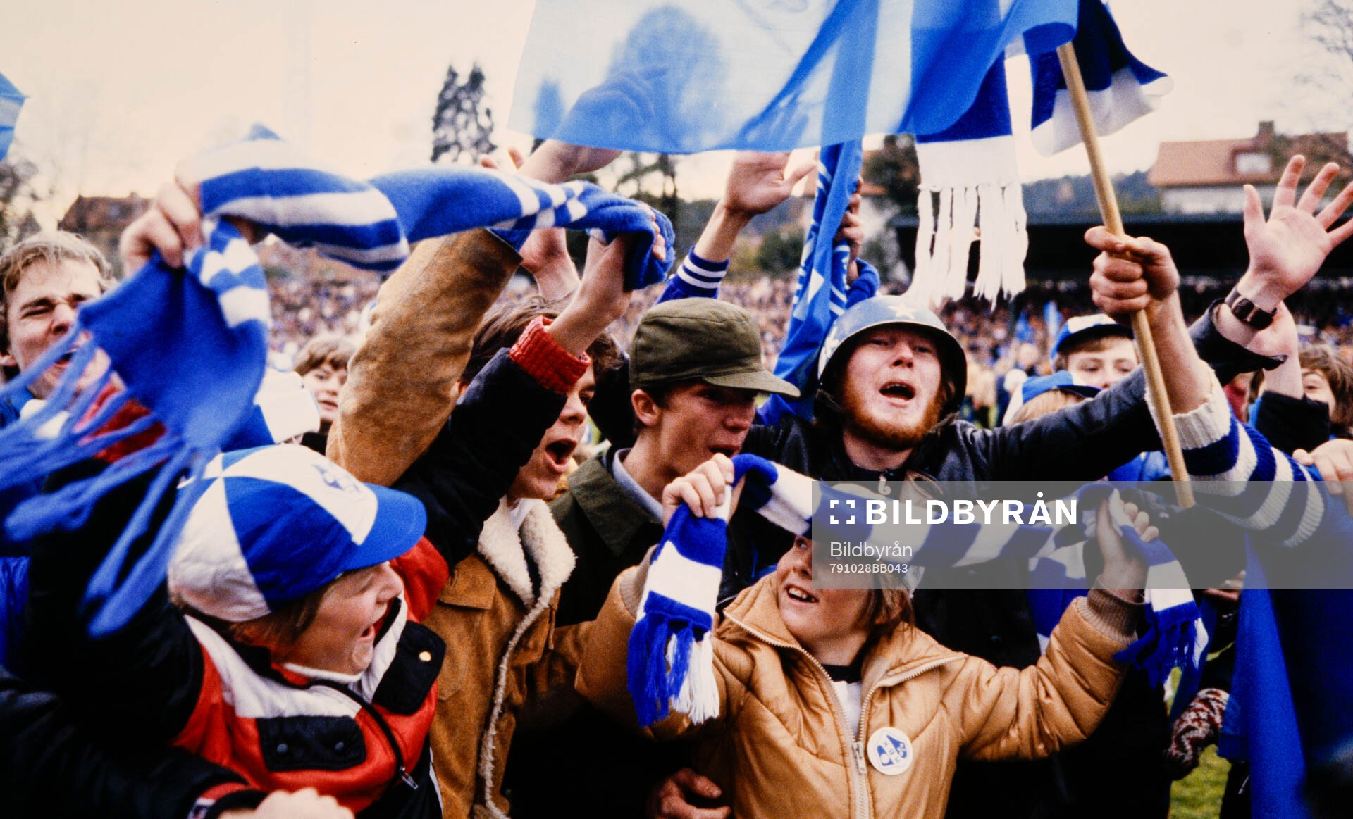 Halmstads fans jublar