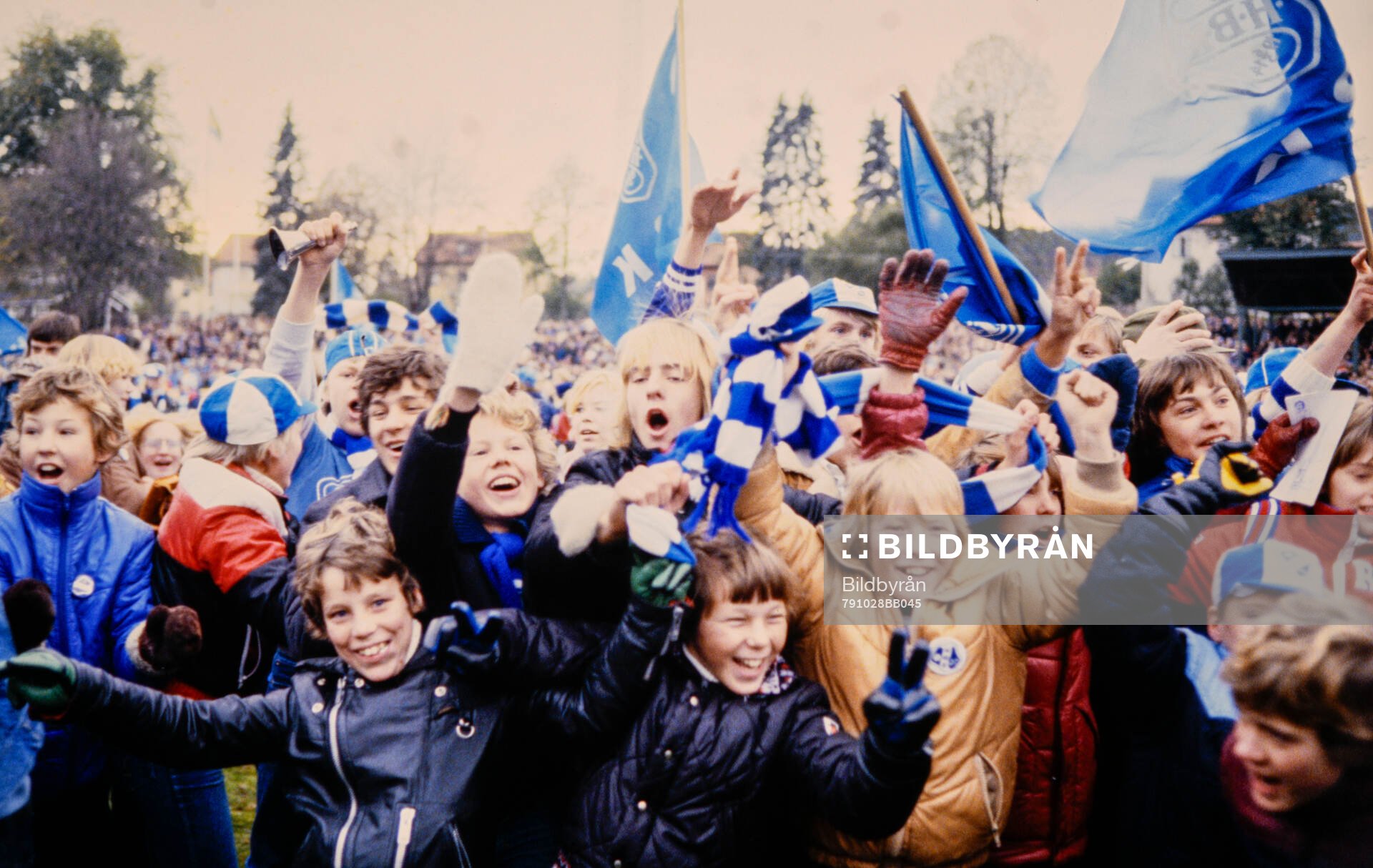 Halmstads fans jublar