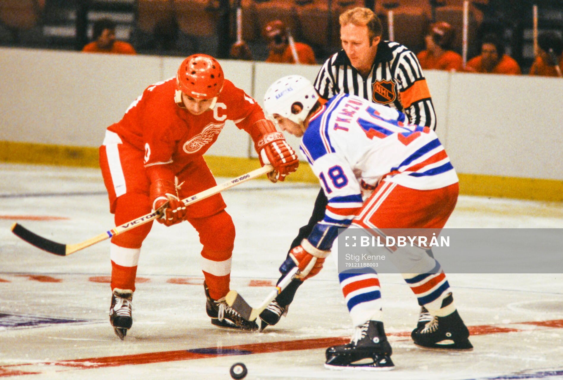 Ice Hockey, NHL 1979-1980, New York Rangers - Detroit Red