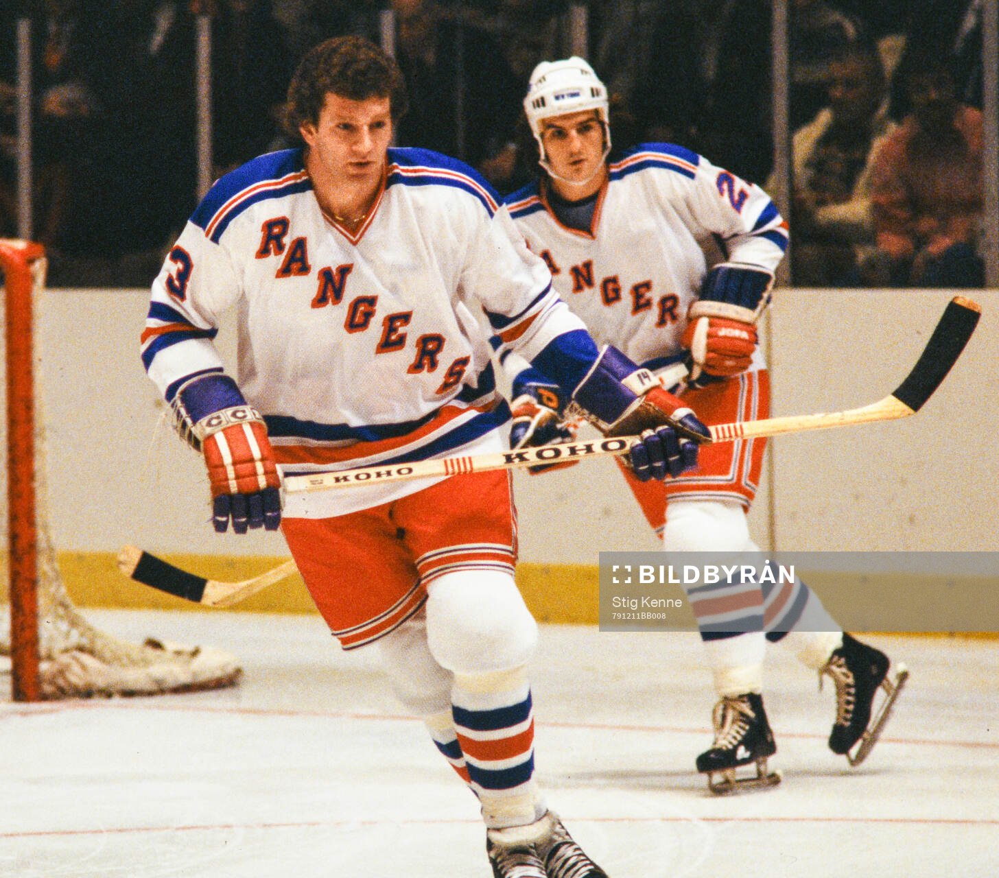 Ice Hockey, NHL 1979-1980, New York Rangers - Detroit Red