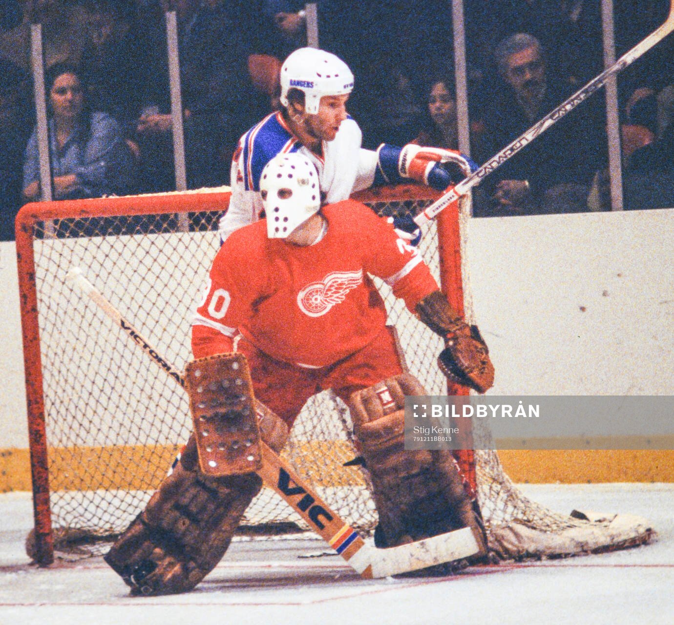 Ice Hockey, NHL 1979-1980, New York Rangers - Detroit Red