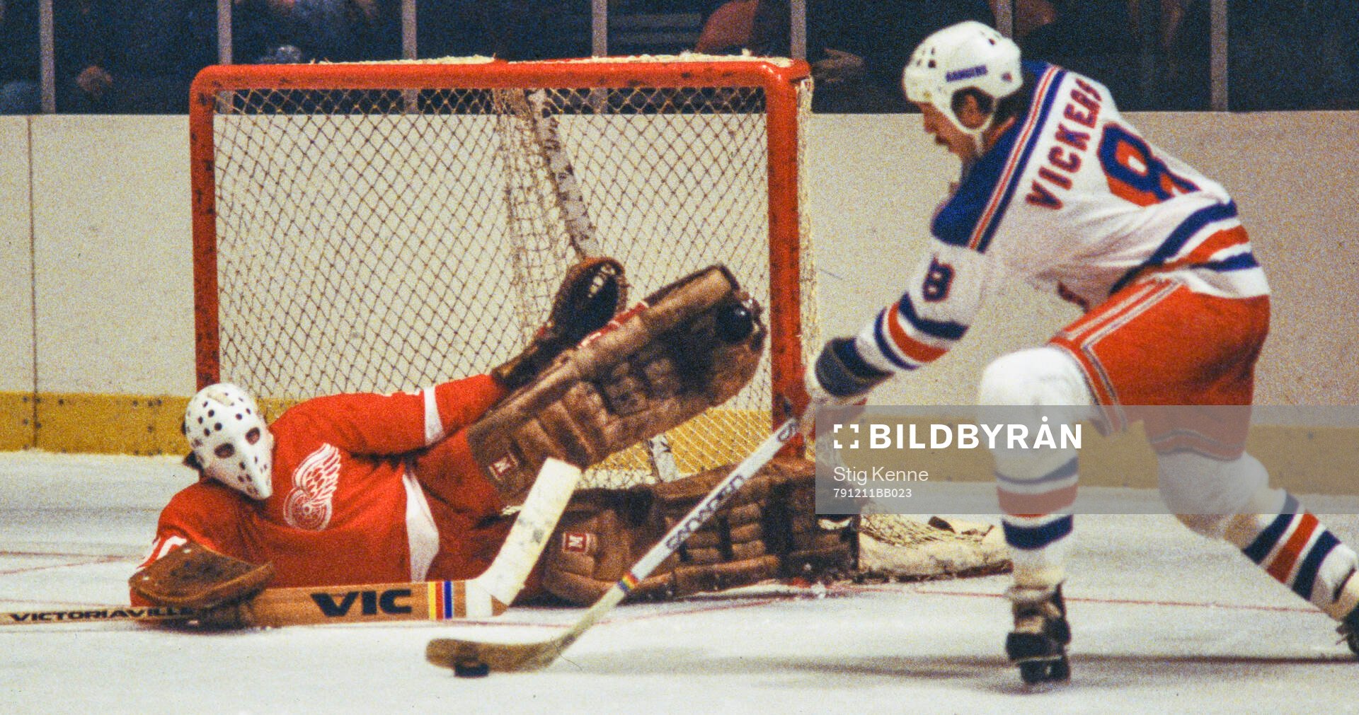 Ice Hockey, NHL 1979-1980, New York Rangers - Detroit Red