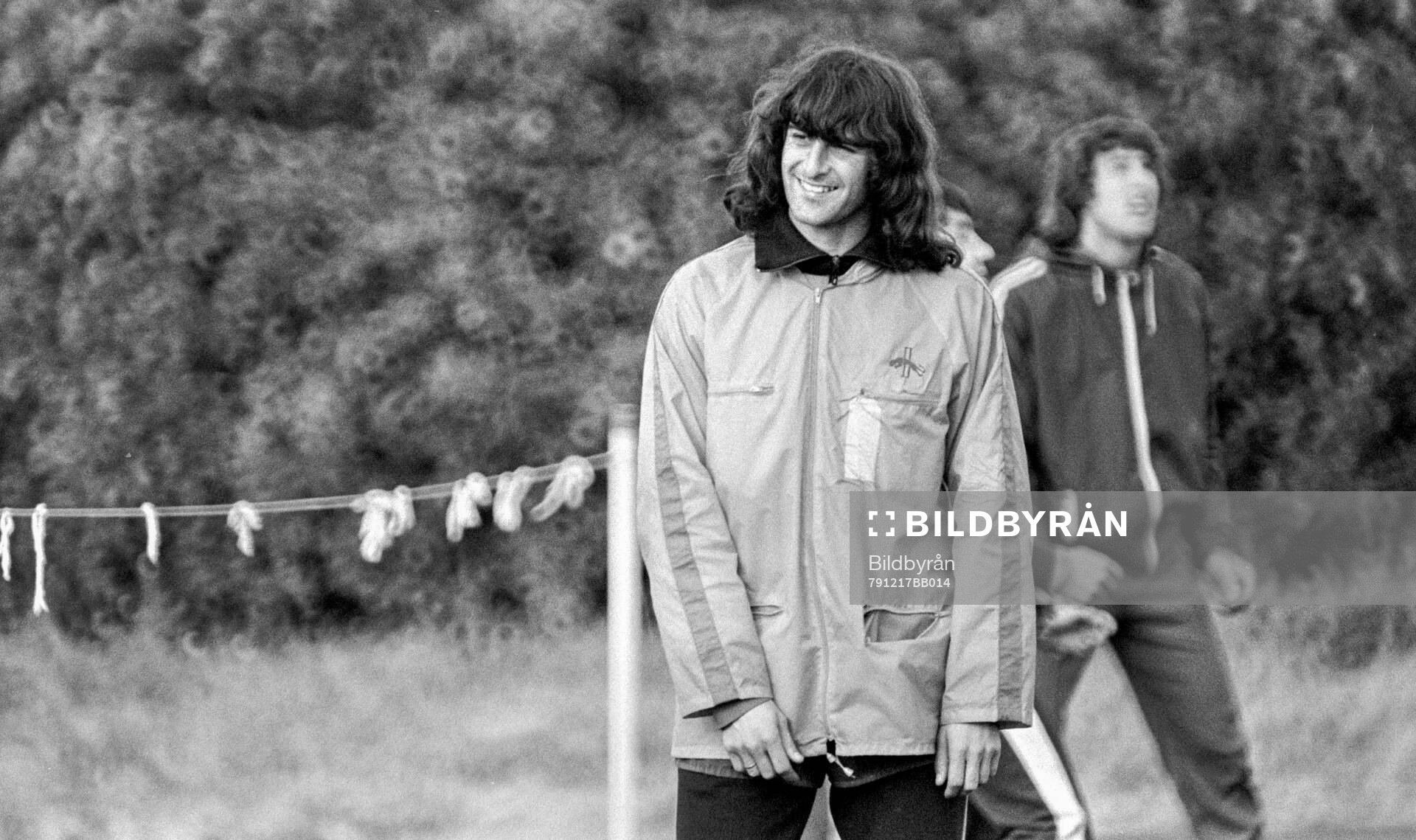 Mario Kempes at training