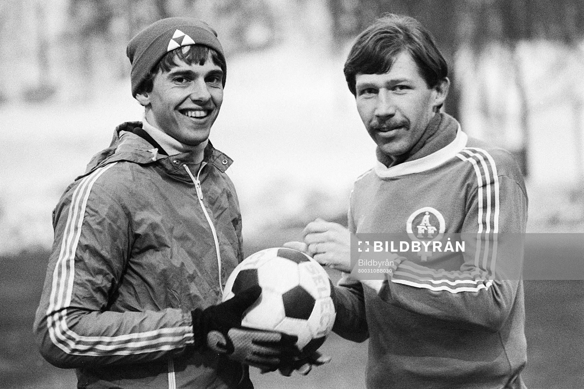 Thomas Wernerson, målvakt och Conny Torstensson