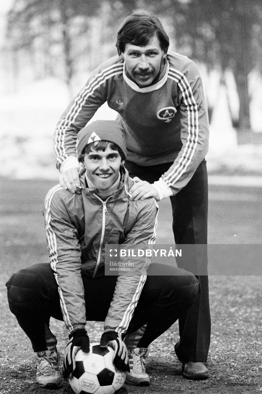 Thomas Wernerson, målvakt och Conny Torstensson