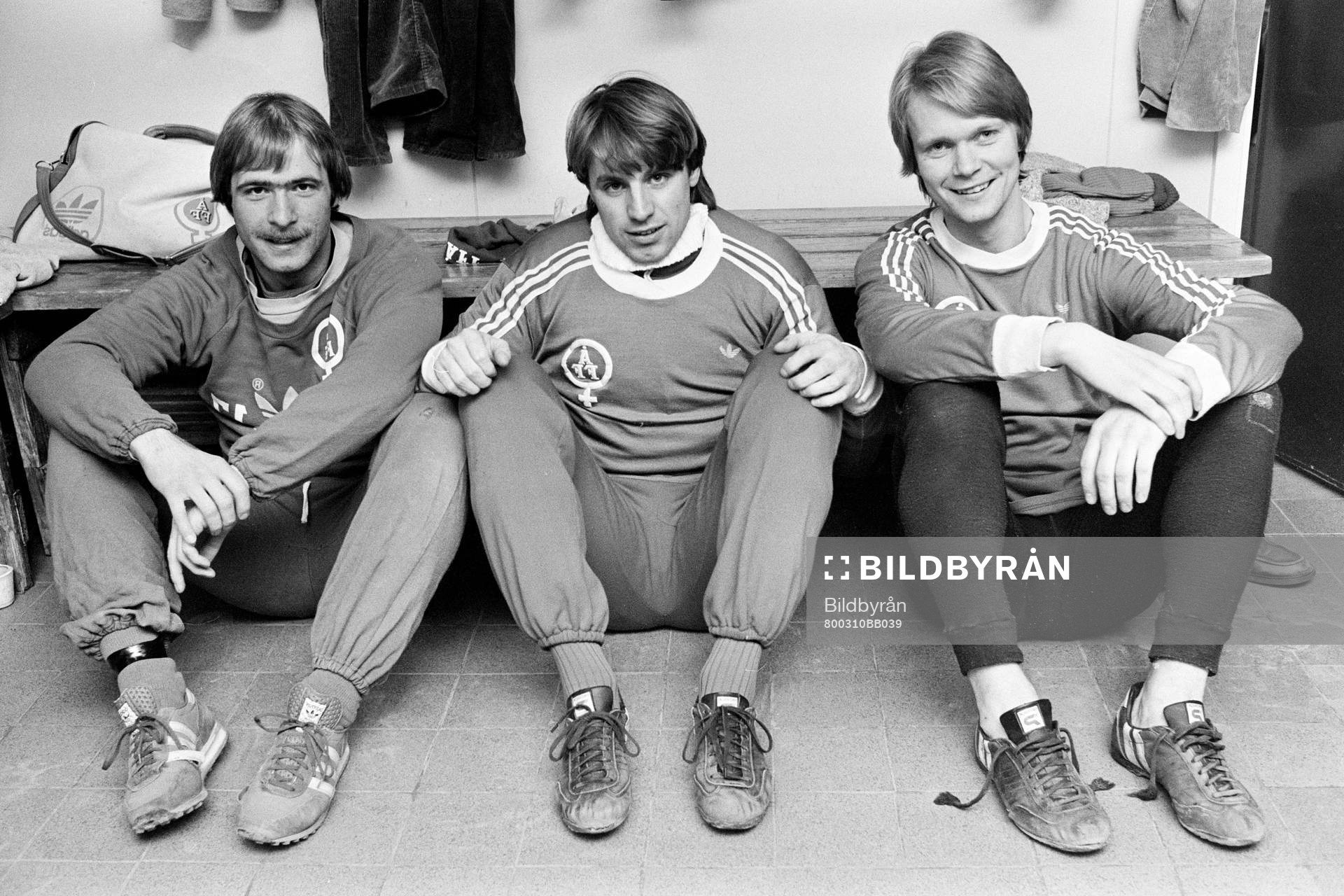    Mikael Bengtsson, Leif Elfving och Mats Carlsson.
© Bildbyrån - 4419