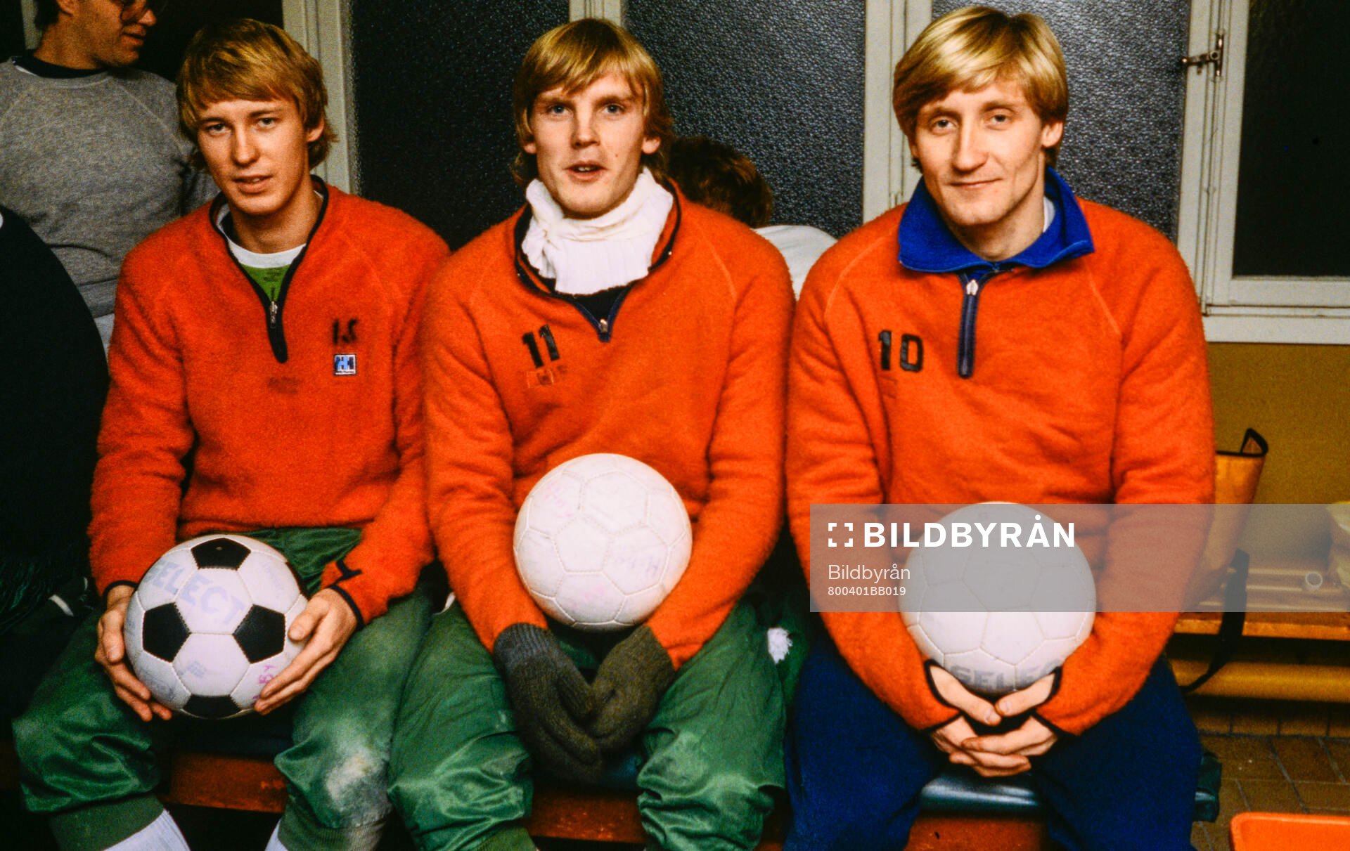 Jonnie Efraimsson, Ulf Eriksson och Billy Ohlsson innan en