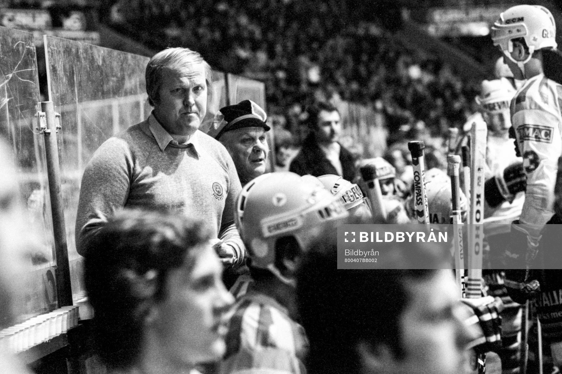 Lennart Johansson, tränare i Brynäs