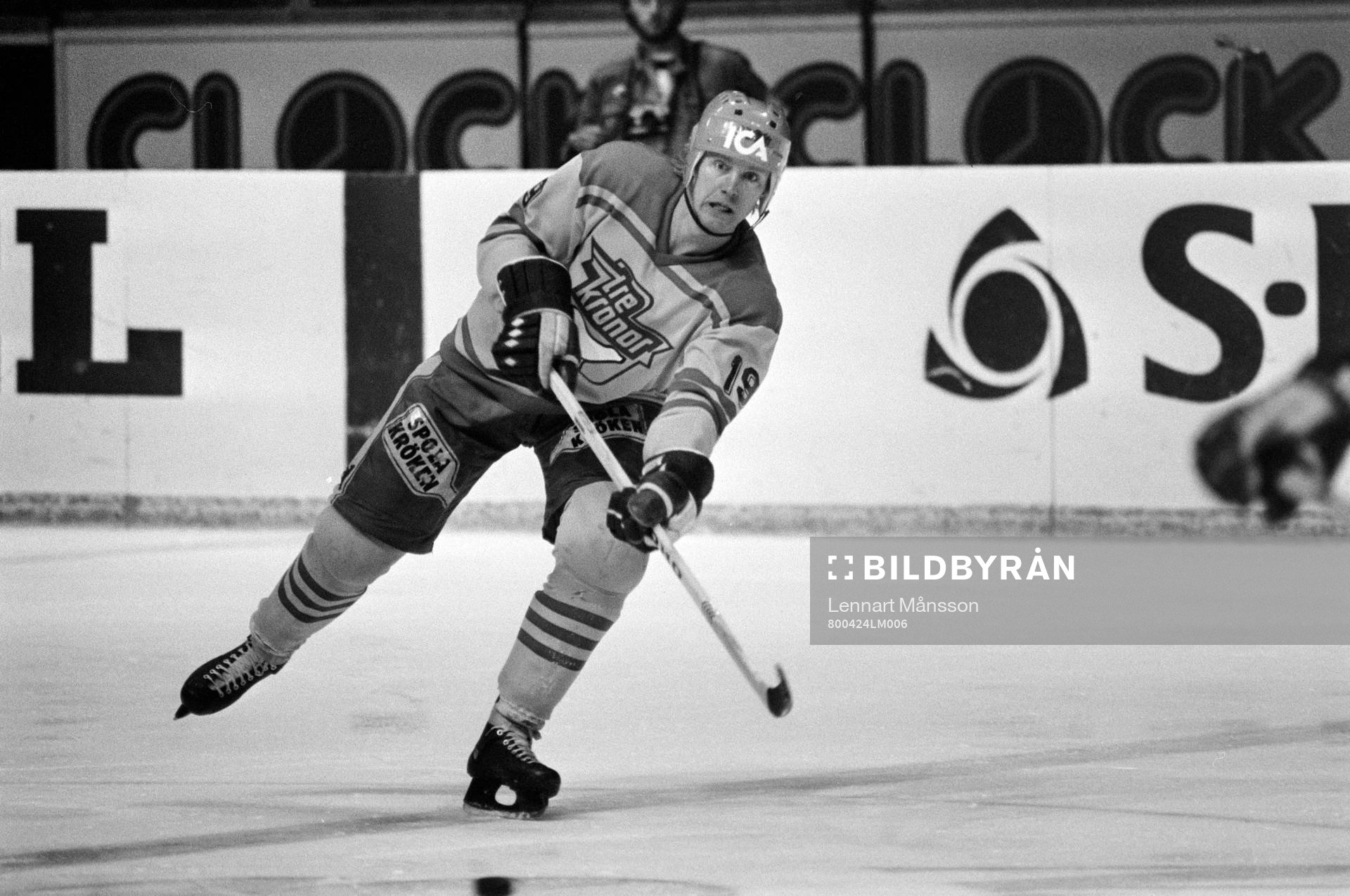 Jörgen Pettersson med pucken