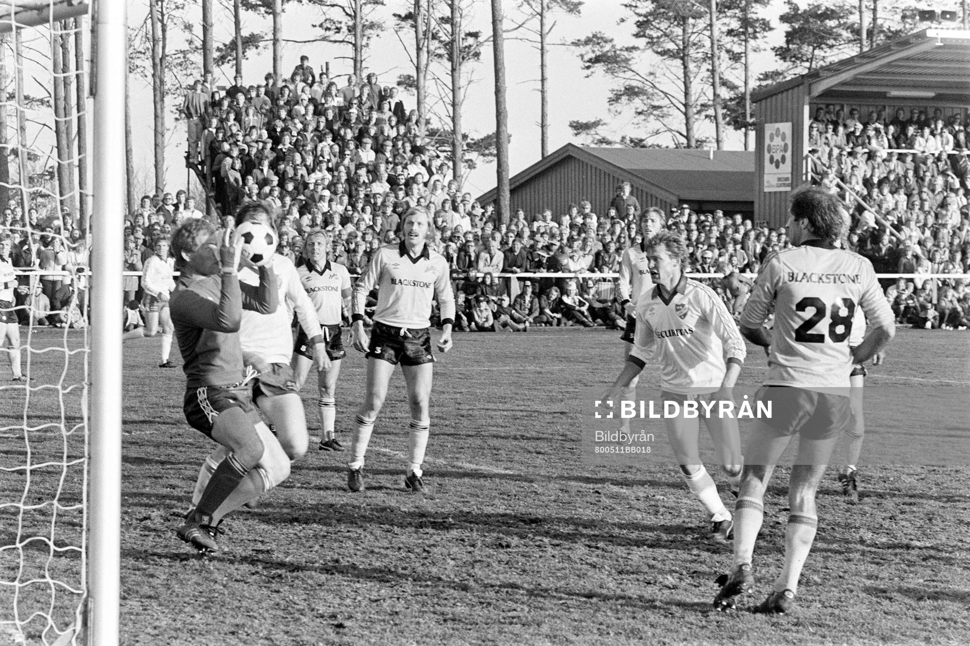 Leif Persson, målvakt i Mjällby