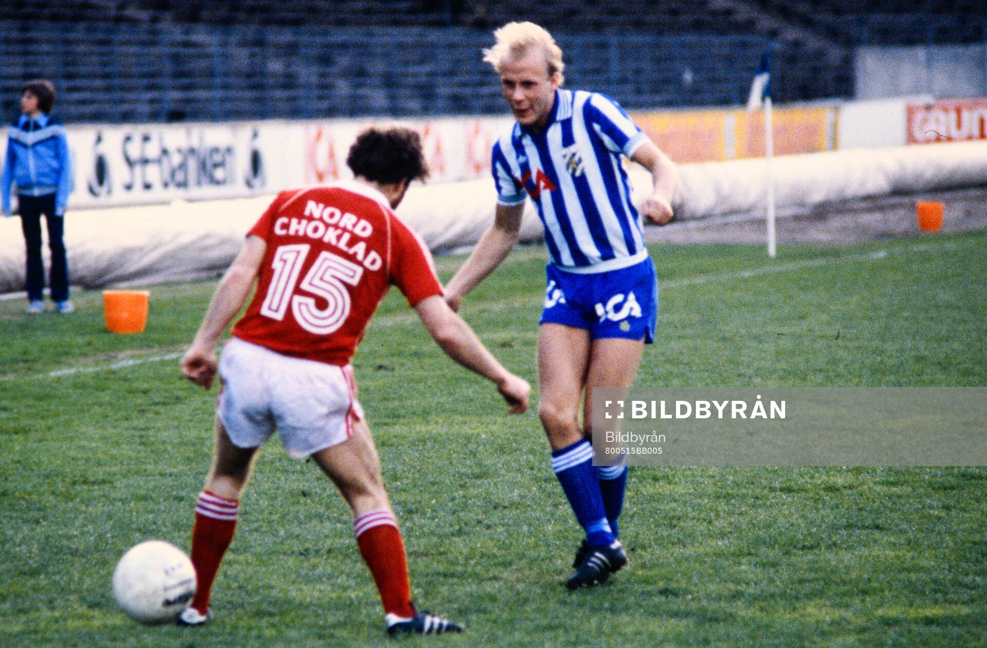 Göteborgs Tord Holmgren slår en tunnel