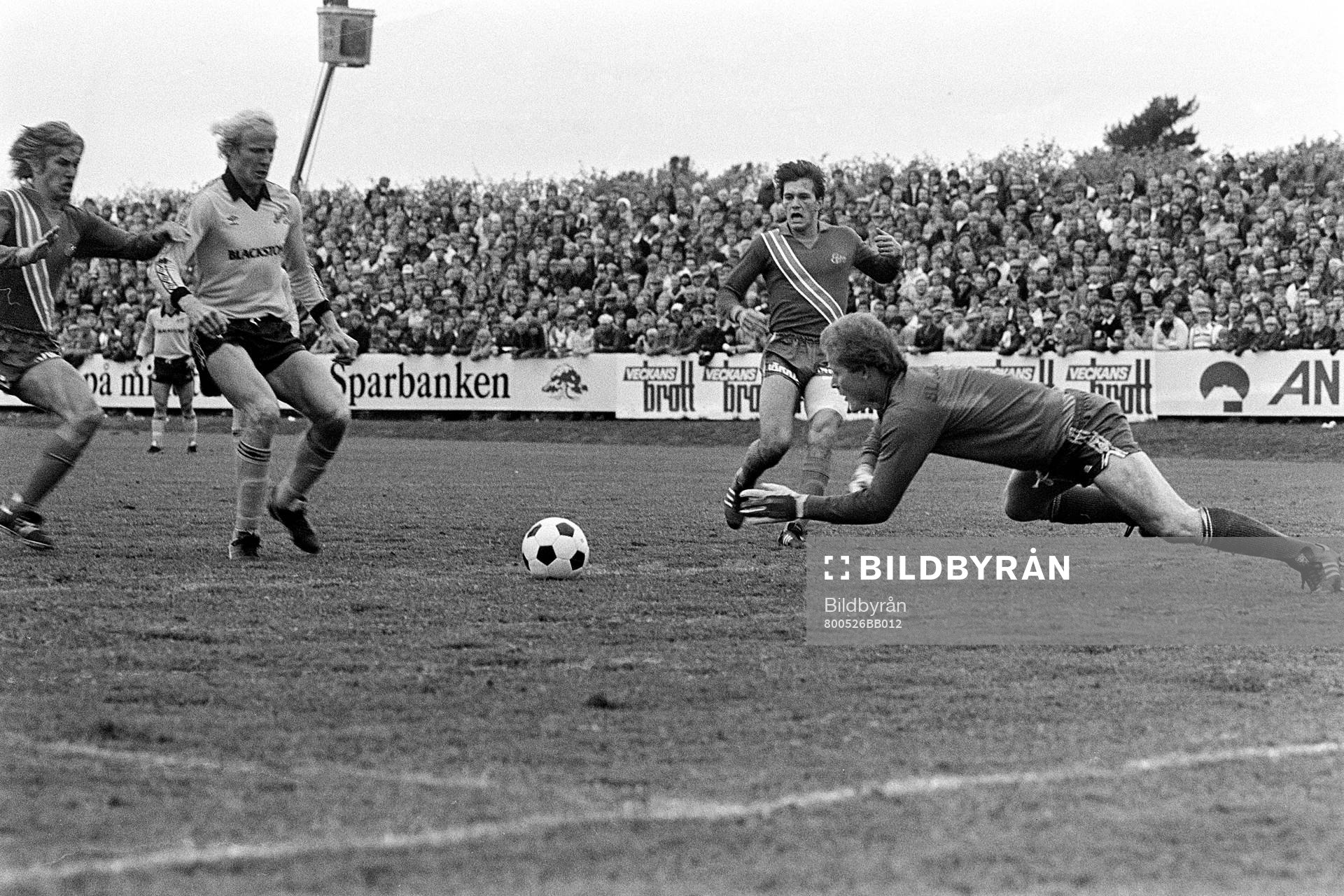 Leif Persson, målvakt i Mjällby