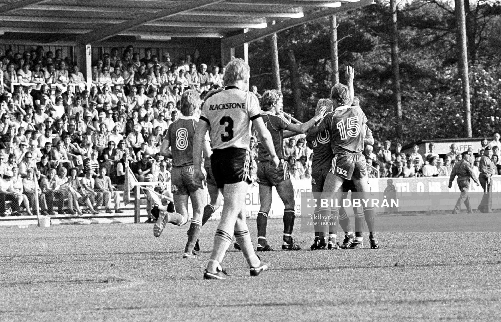  Jubel i Hammarby efter mål.