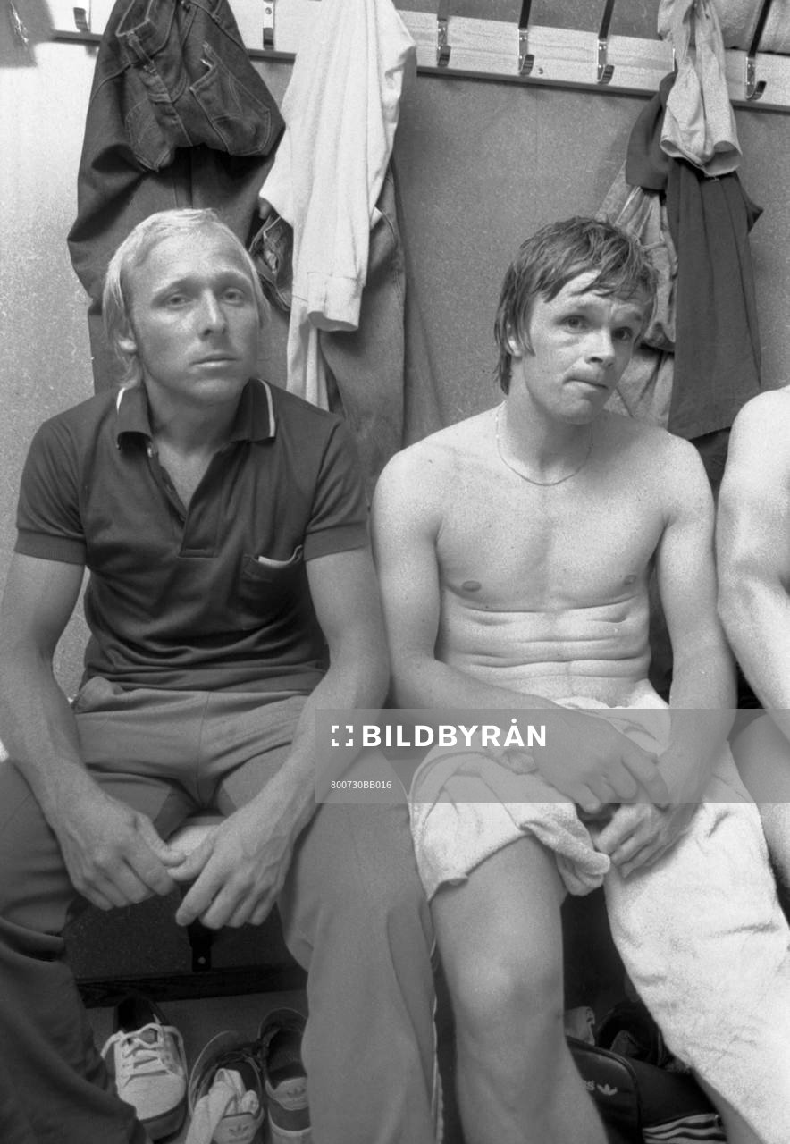 Sven-Bertil Andersson och Anders Linderoth, Mjällby deppar
