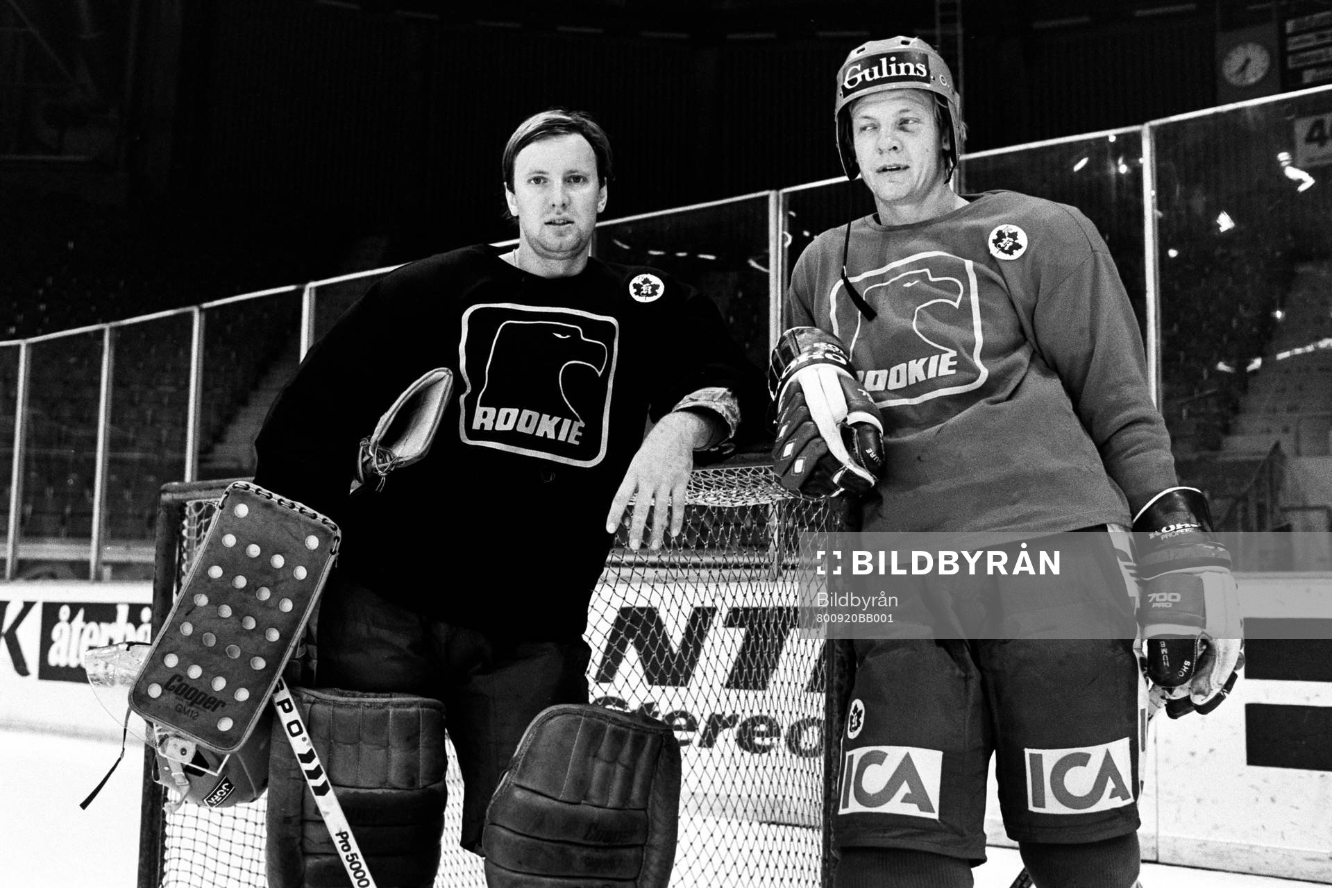 Göran Högosta, målvakt och Thommie Bergman