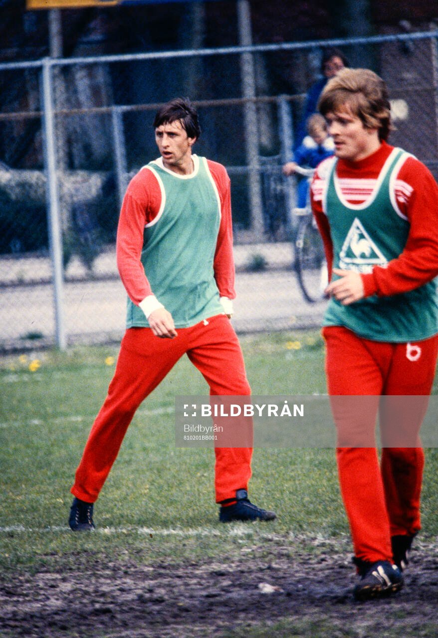 Fotboll, Holländska Ligan, Johann Cruyff and Sören Lerby,
