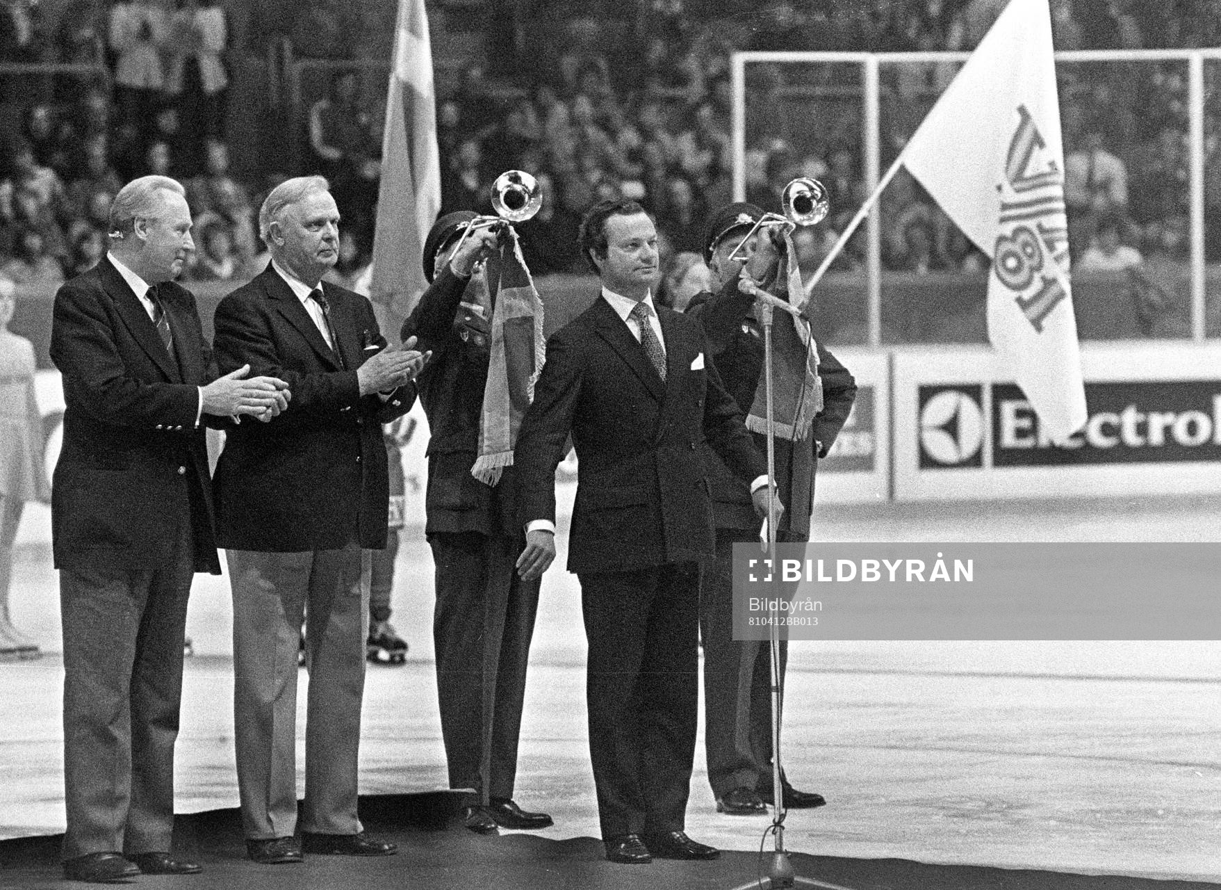 Kung Carl Gustaf inviger mästerskapet