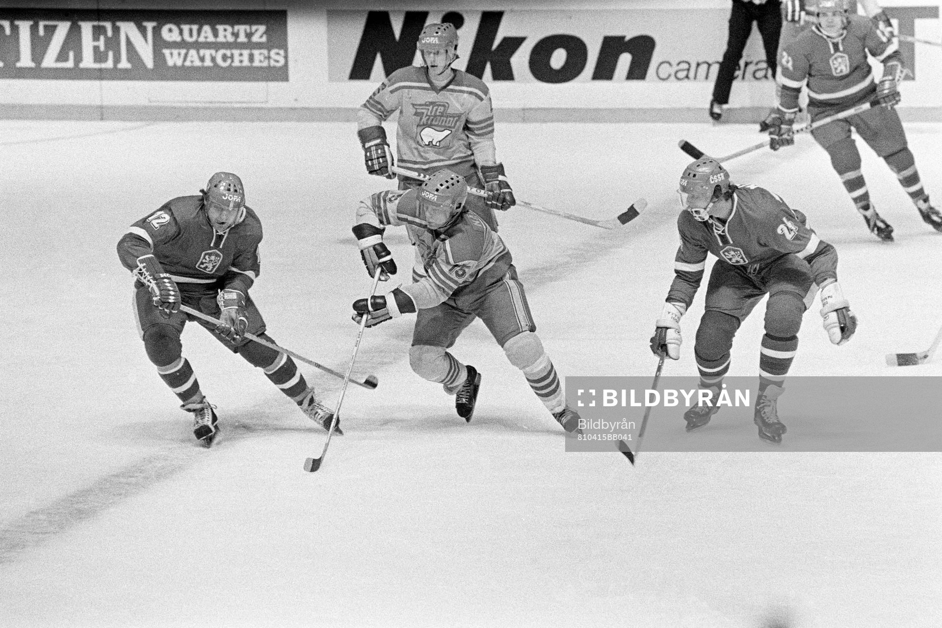 Mats Näslund, Sverige med pucken