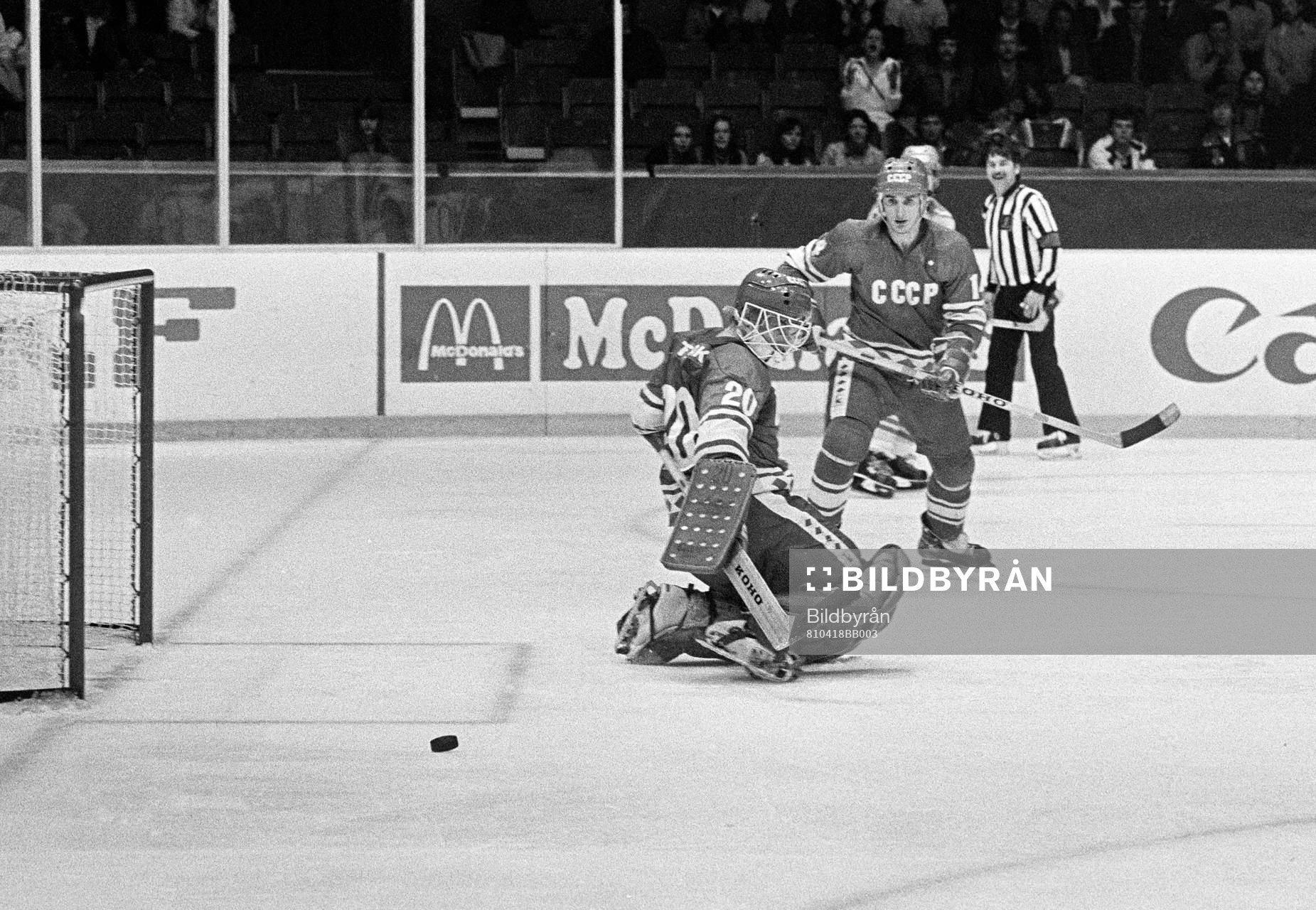 Vladislav Tretiak, målvakt i Sovjet