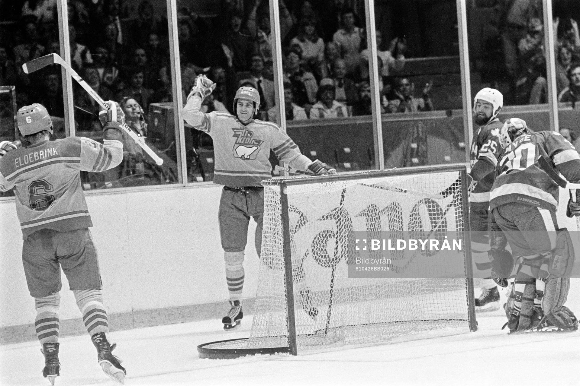 Anders Eriksson och Roland Eriksson jublar