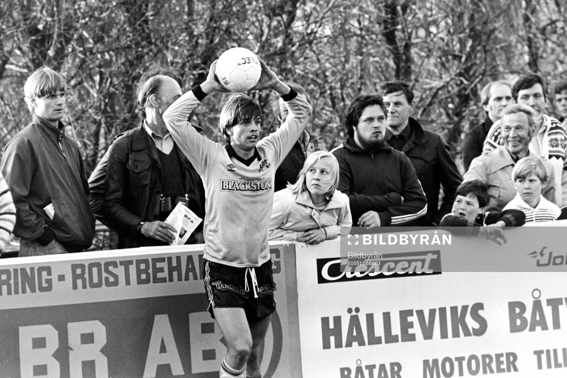 Sven-Olof Bergman, Mjällby med ett inkast