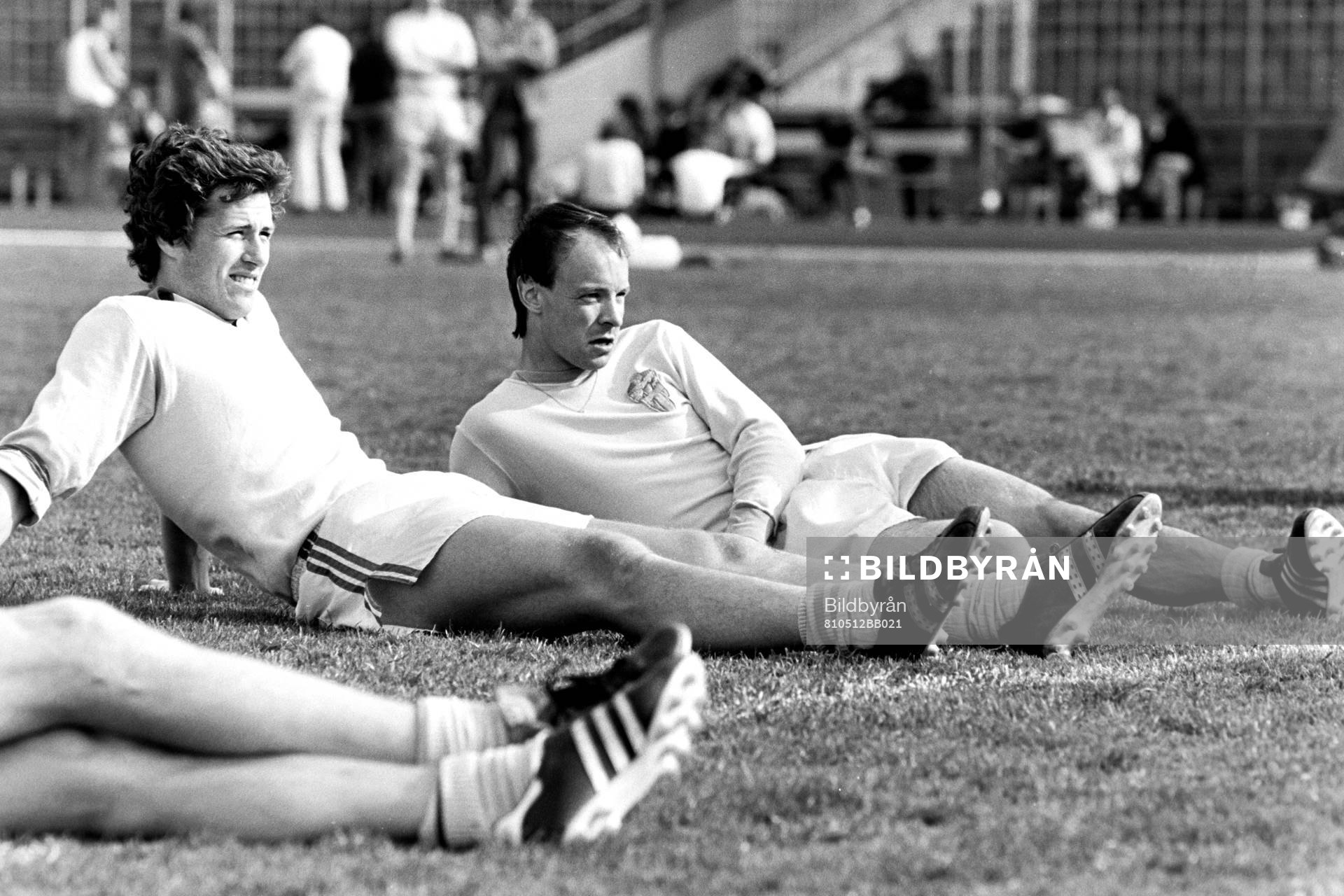 Glenn Hysén och Jan Olsson
