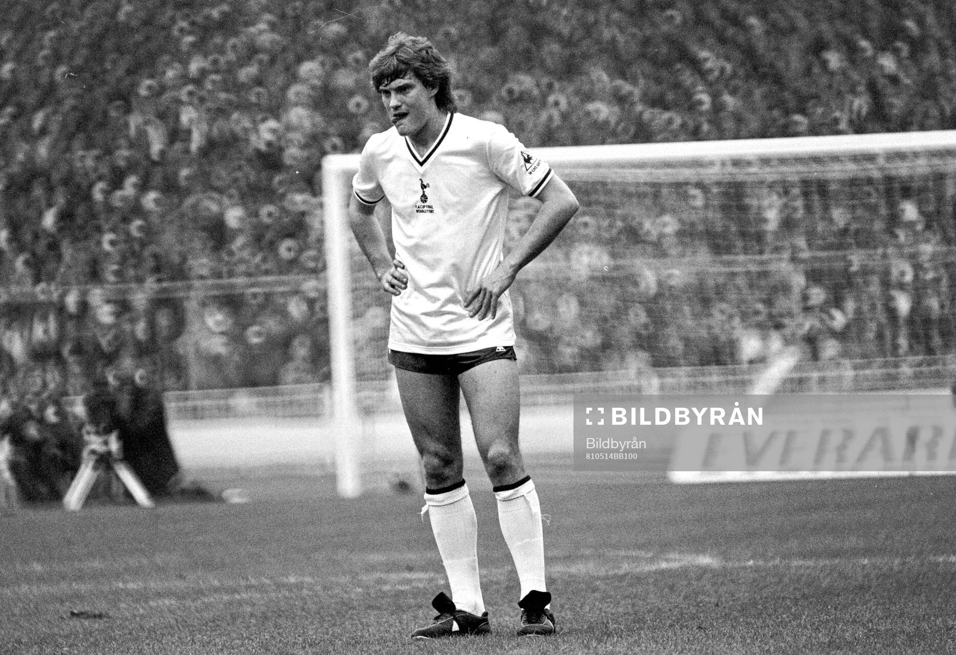 Fotboll, FA Cup, Final, Tottenham - Manchester City: Tottenhams Glenn Hoddle.