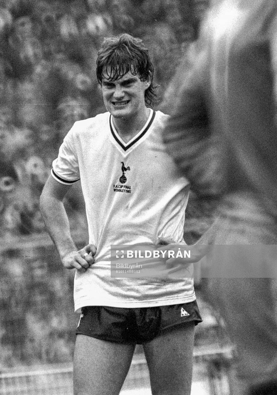 Fotboll, FA Cup, Final, Tottenham - Manchester City: Tottenhams Glenn Hoddle.