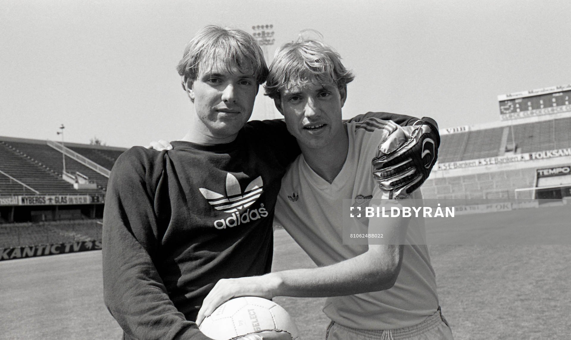 Thomas Ravelli, målvakt och Andreas Ravelli