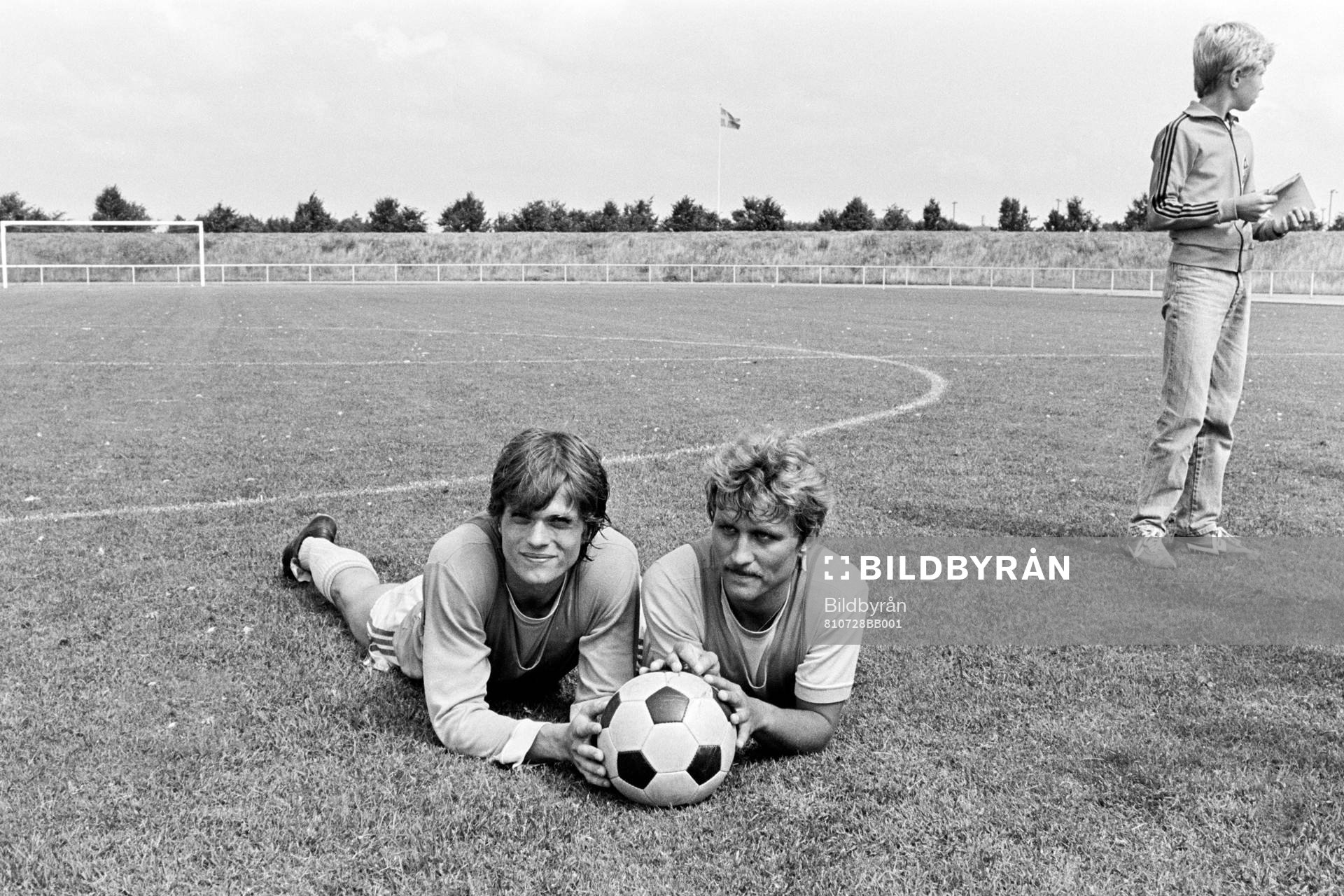 Roger Hansson och Thomas Larsson i en paus