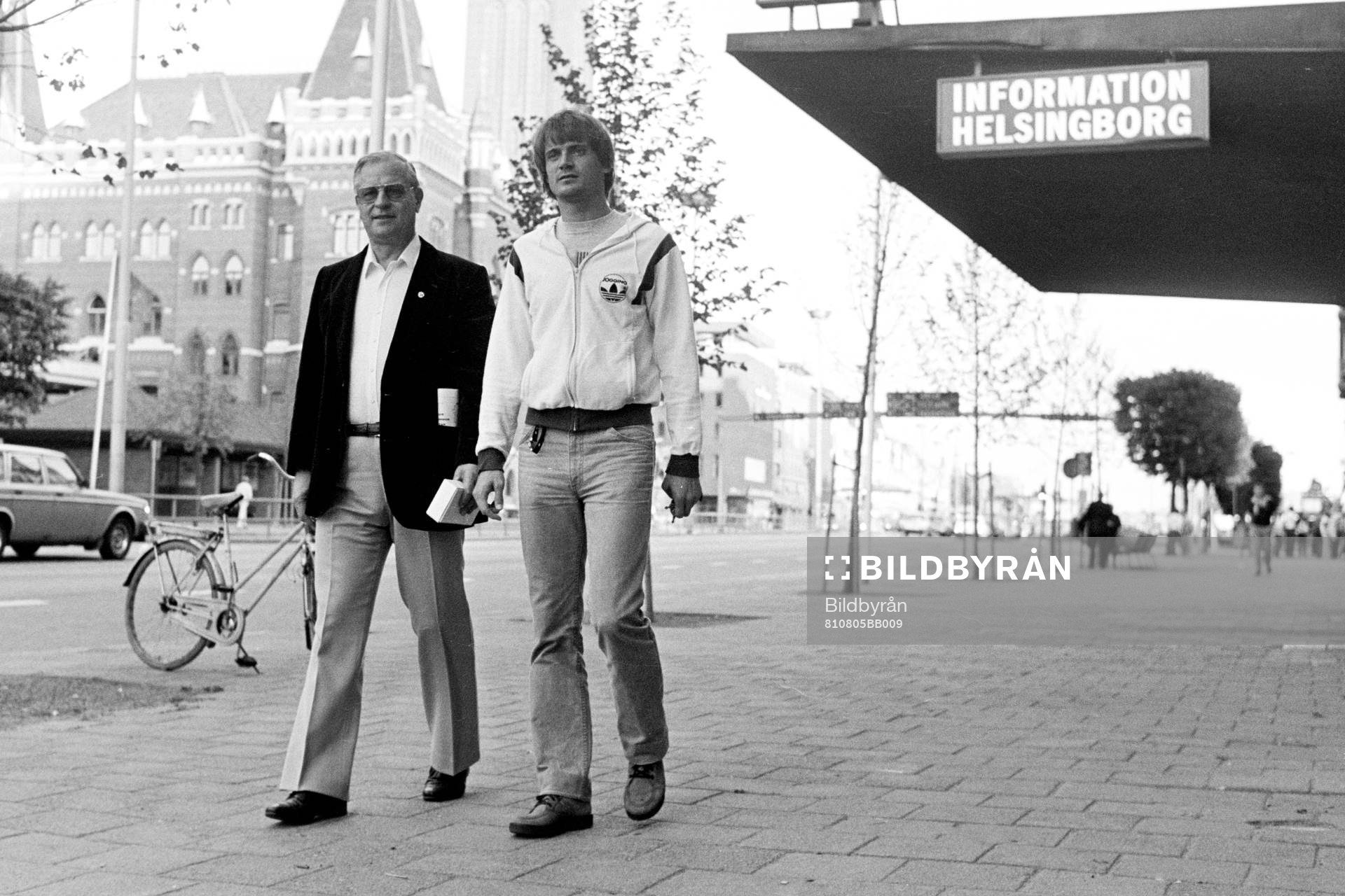 Ingvar Wenehed, ordförande i Helsingborg och Pär-Olof