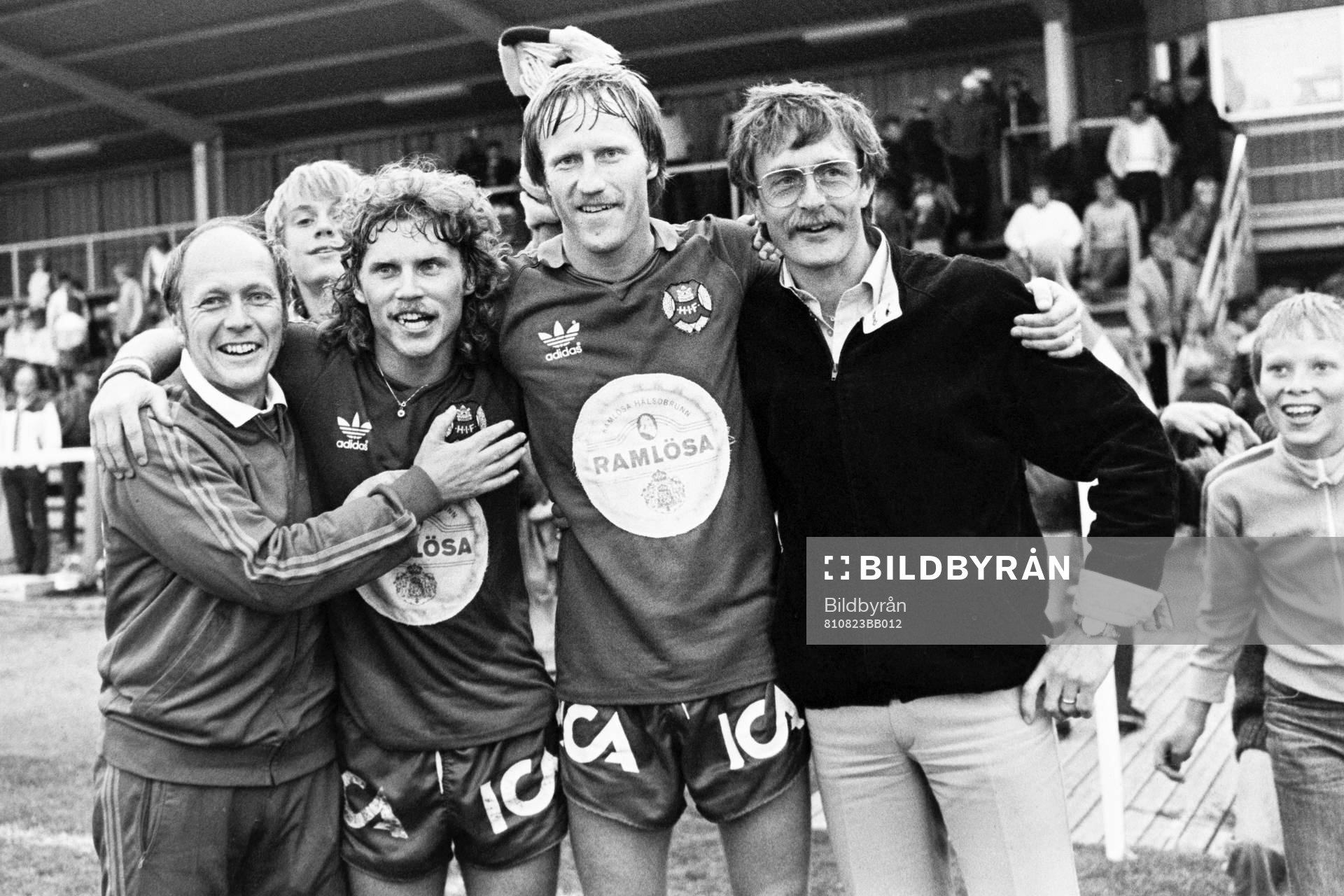 Bertil Hansson, tränare och Lars Bengtsson, lagledare