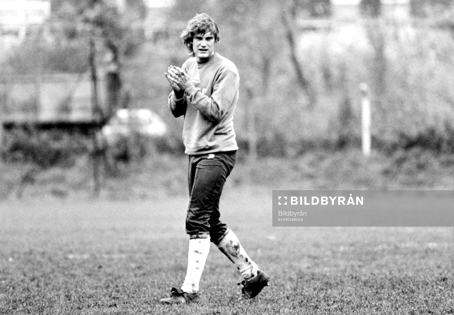 Football, Divison One, England 1981-1982, Tottenham, training session: Glenn Hoddle.   