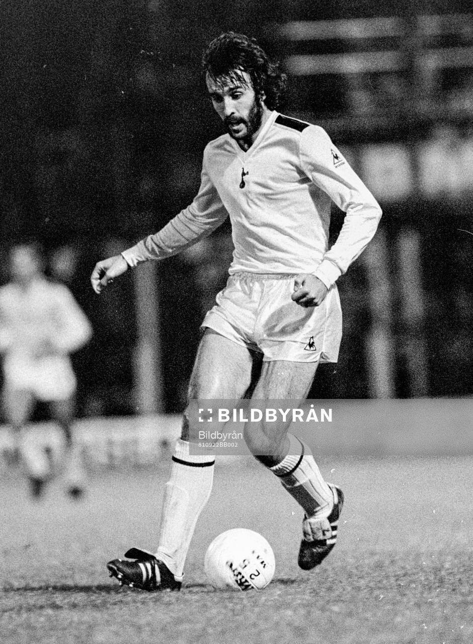 Football, Divison One, England 1981-1982: Swansea - Tottenham: Tottenhams Ricky Villa.