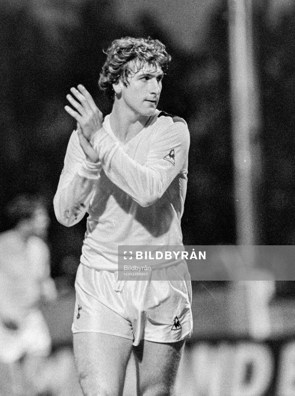 Football, Divison One, England 1981-1982: Swansea - Tottenham: Tottenhams Mark Falco. 