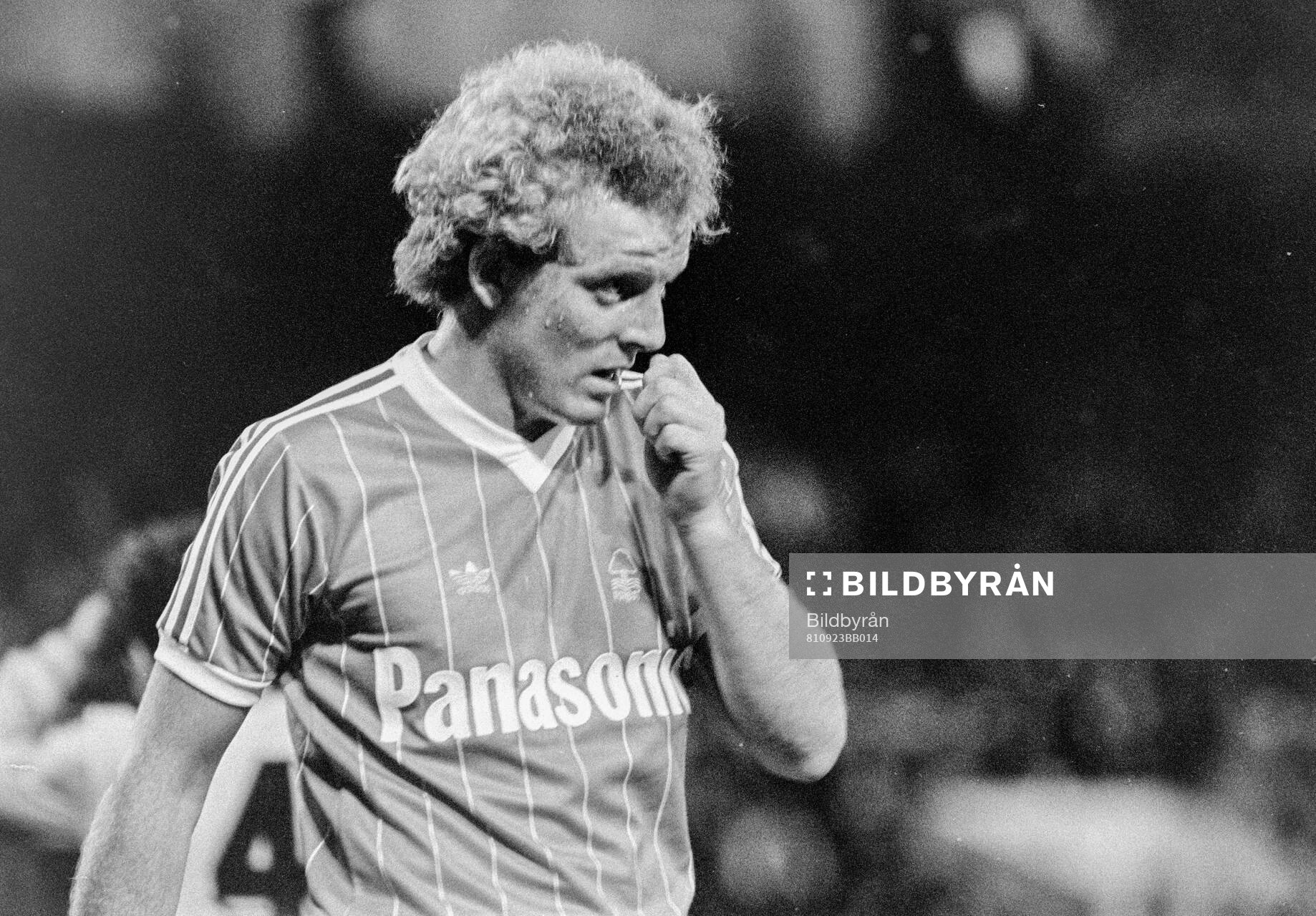 Football, Divison One, England 1981-1982:  Nottingham Forest - Sunderland: Nottingham Forests Ian Wallace.