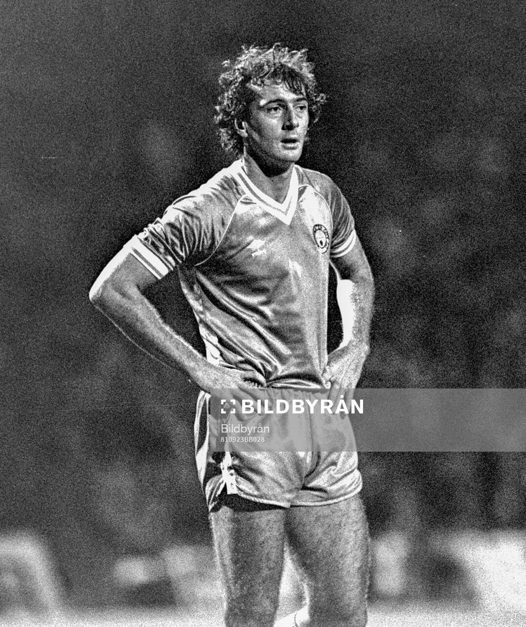 Football, Divison One, England 1981-1982, Manchester City - Leeds 4-0: Trevor Francis of Manchester City.