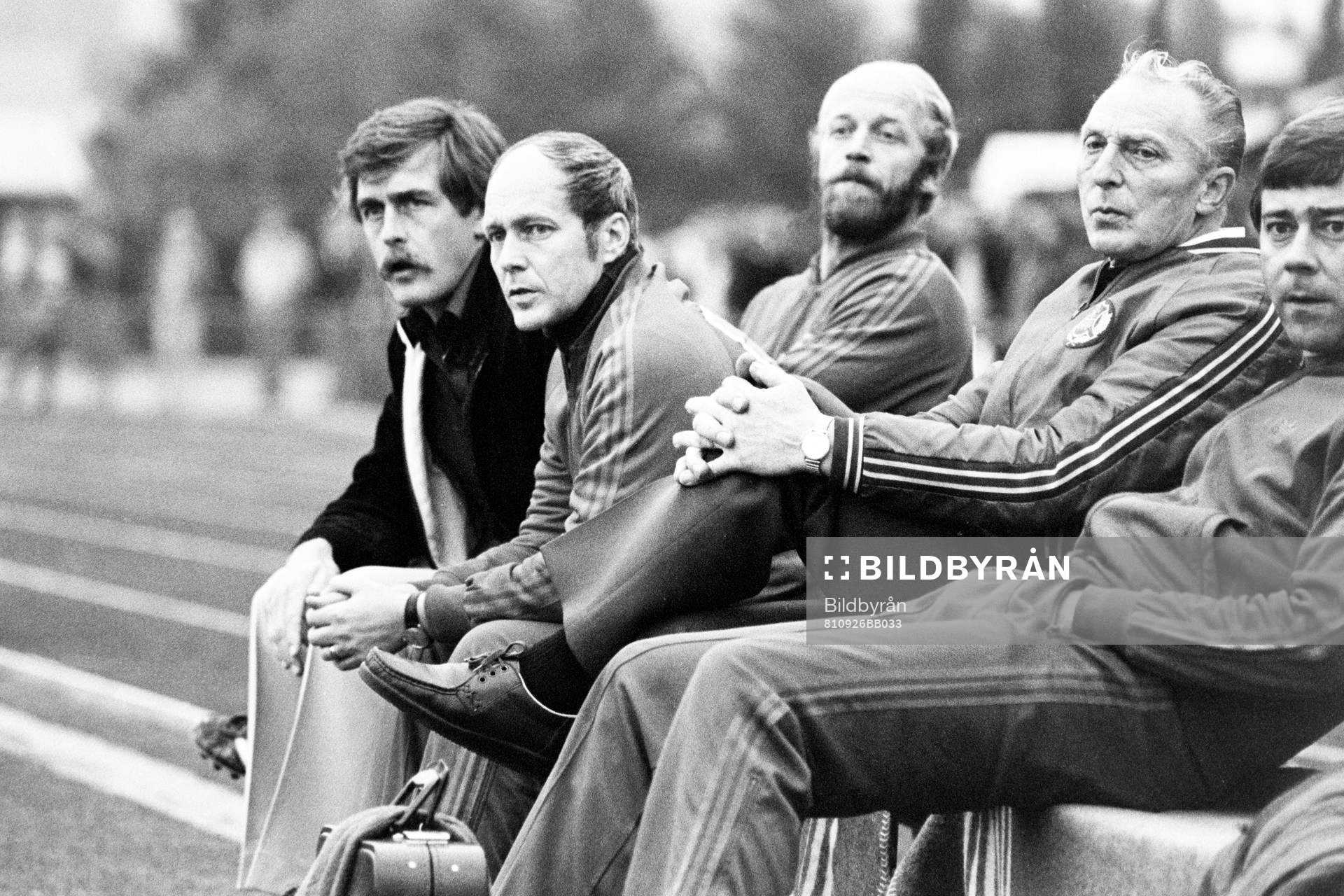 Lars Bengtsson, lagledare och Bertil Hansson, tränare i