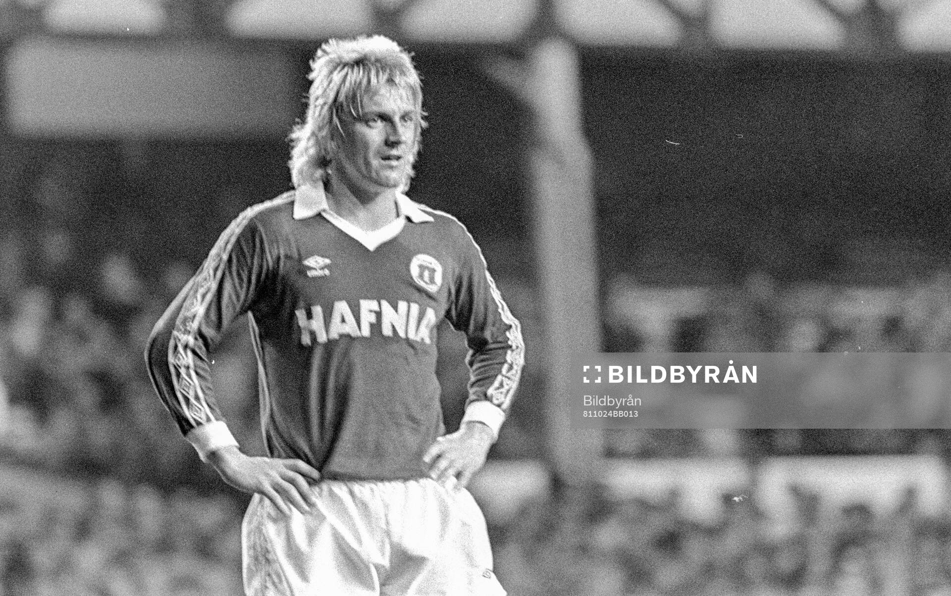 Everton - Notts County: Evertons Alan Biley