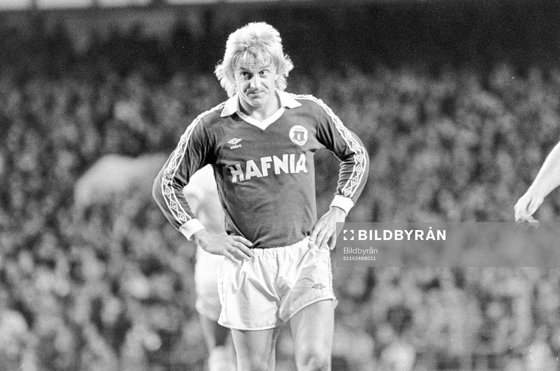Everton - Notts County: Evertons Alan Biley