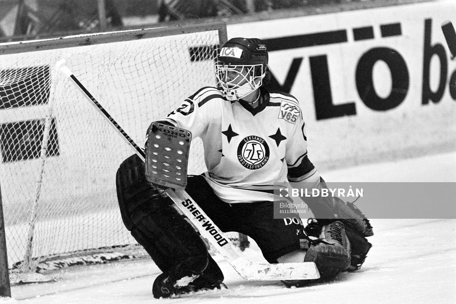 Niklas Holmberg, målvakt i Leksand