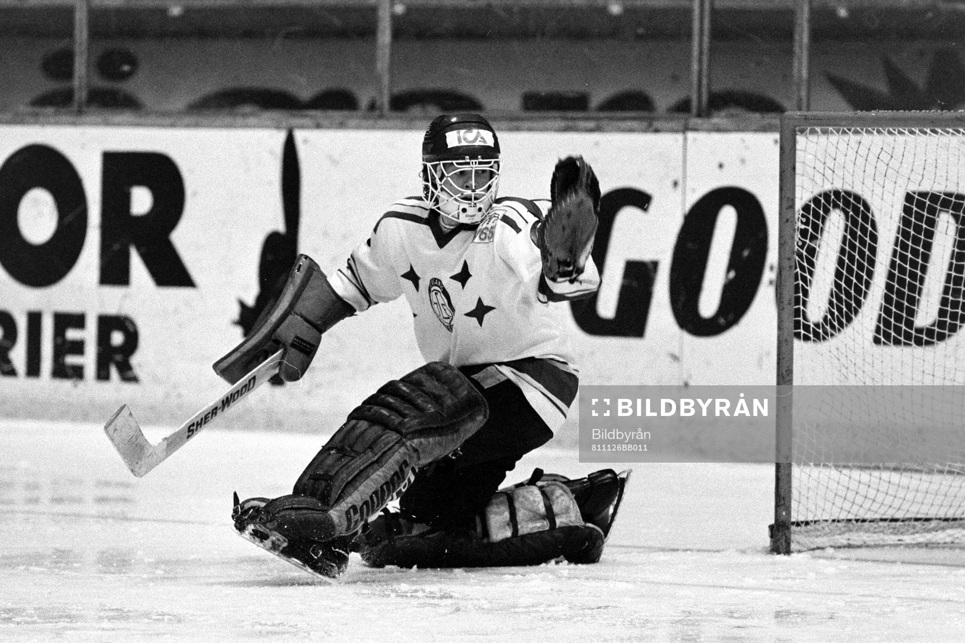 Niklas Holmberg, målvakt i Leksand