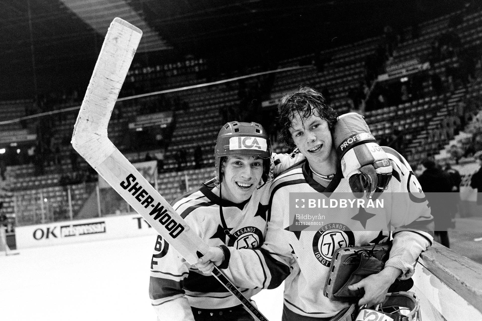 Jonas Bergqvist och Niklas Holmberg, målvakt i Leksand
