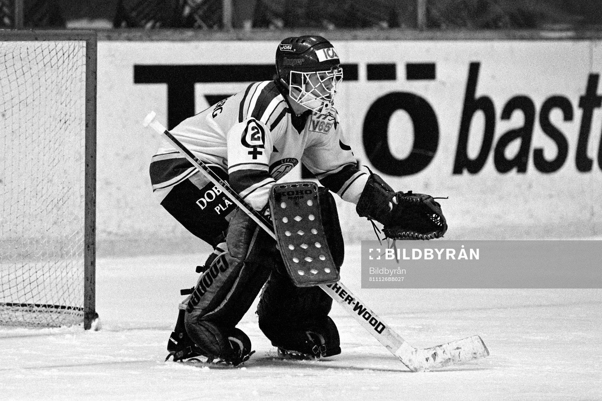 Niklas Holmberg, målvakt i Leksand