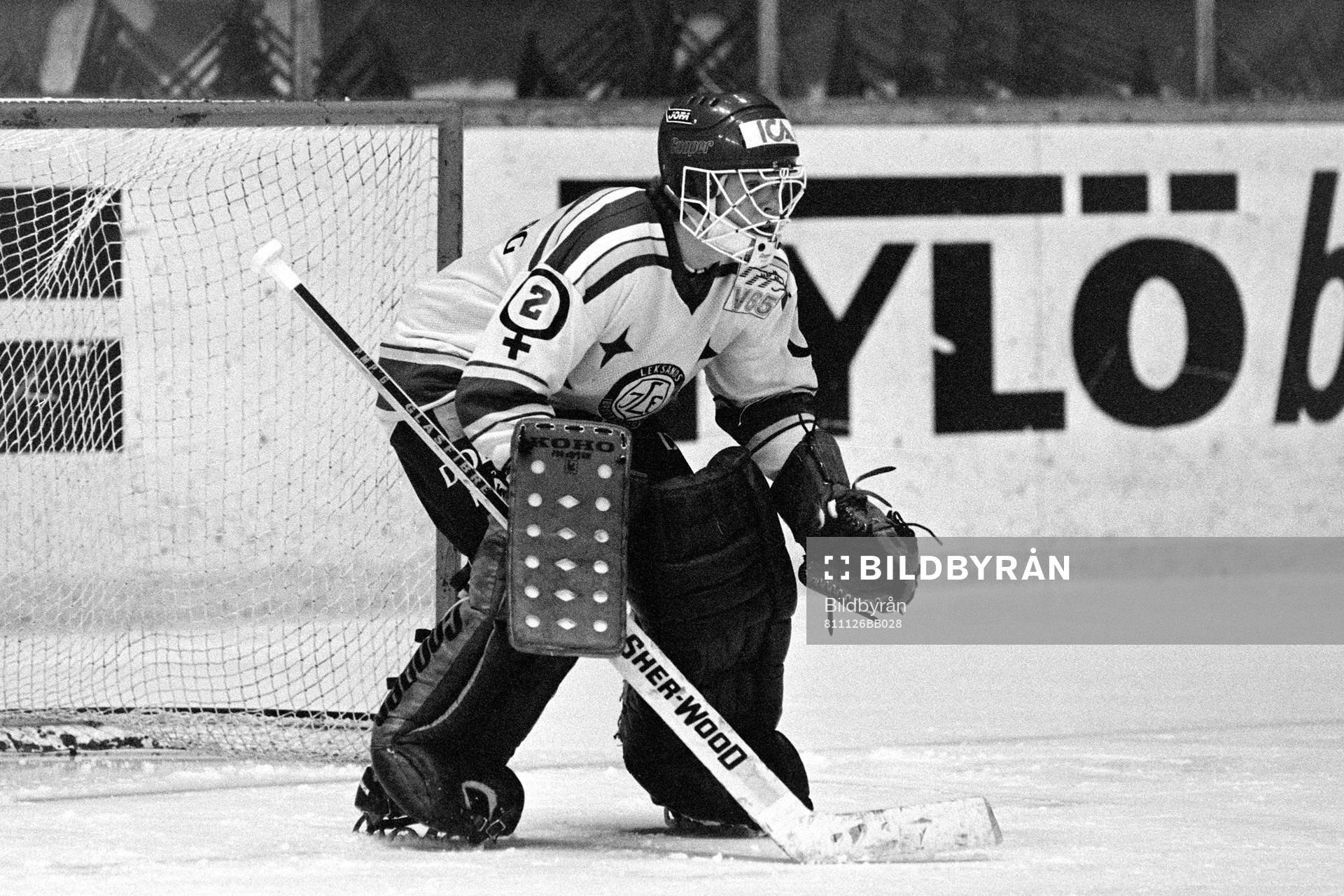 Niklas Holmberg, målvakt i Leksand