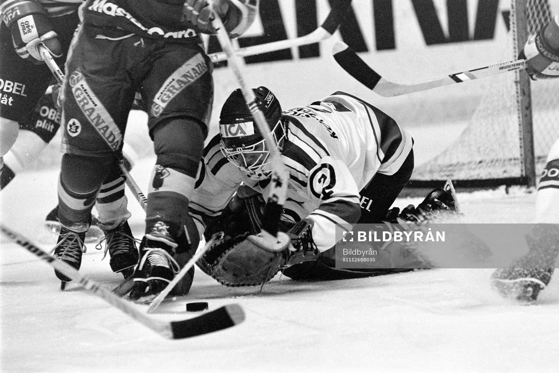 Niklas Holmberg, målvakt i Leksand
