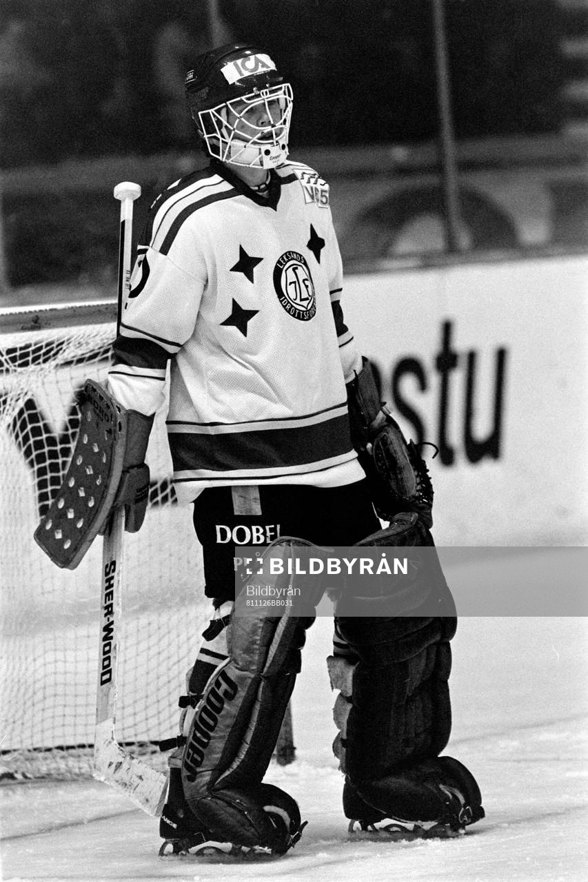 Niklas Holmberg, målvakt i Leksand
