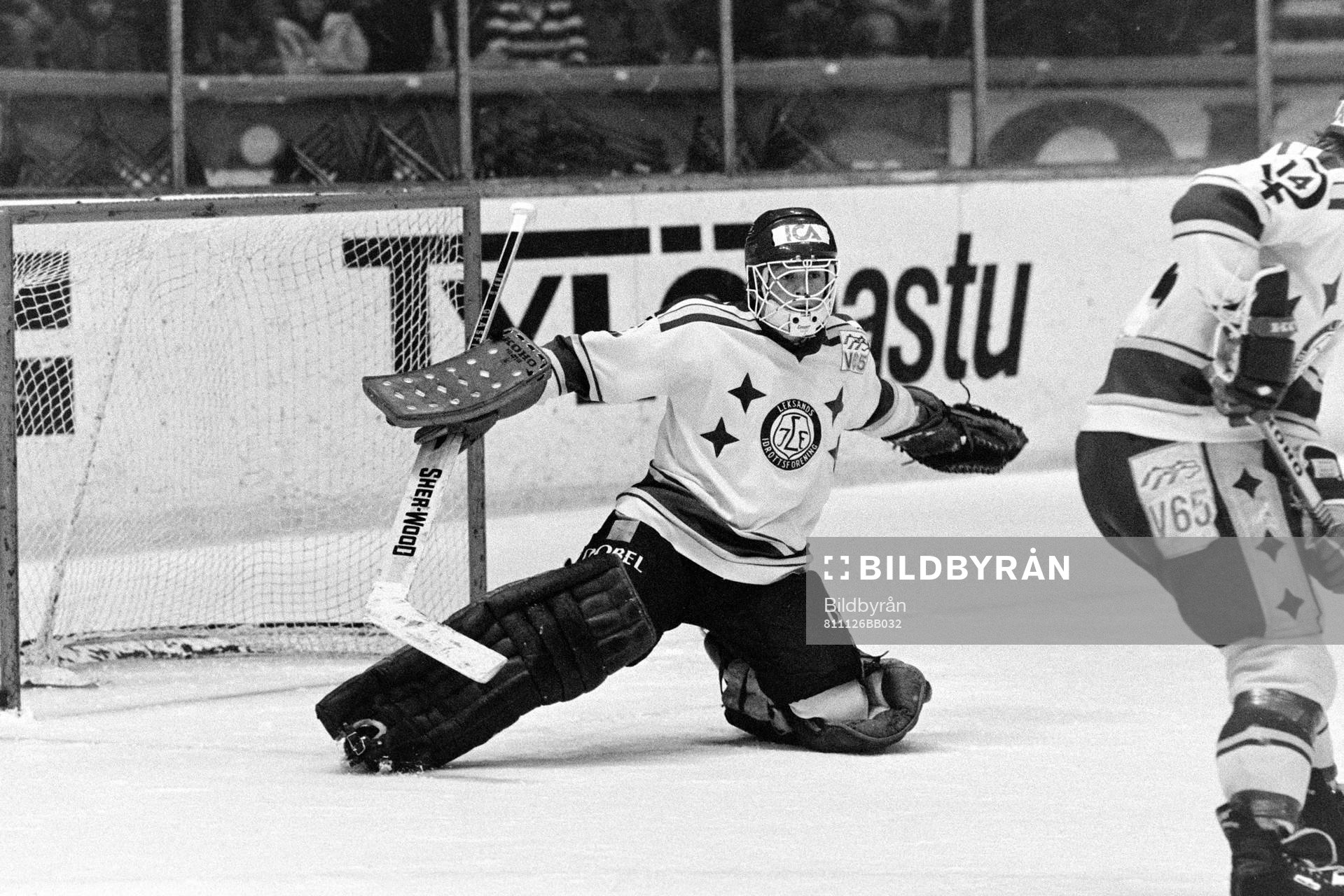 Niklas Holmberg, målvakt i Leksand
