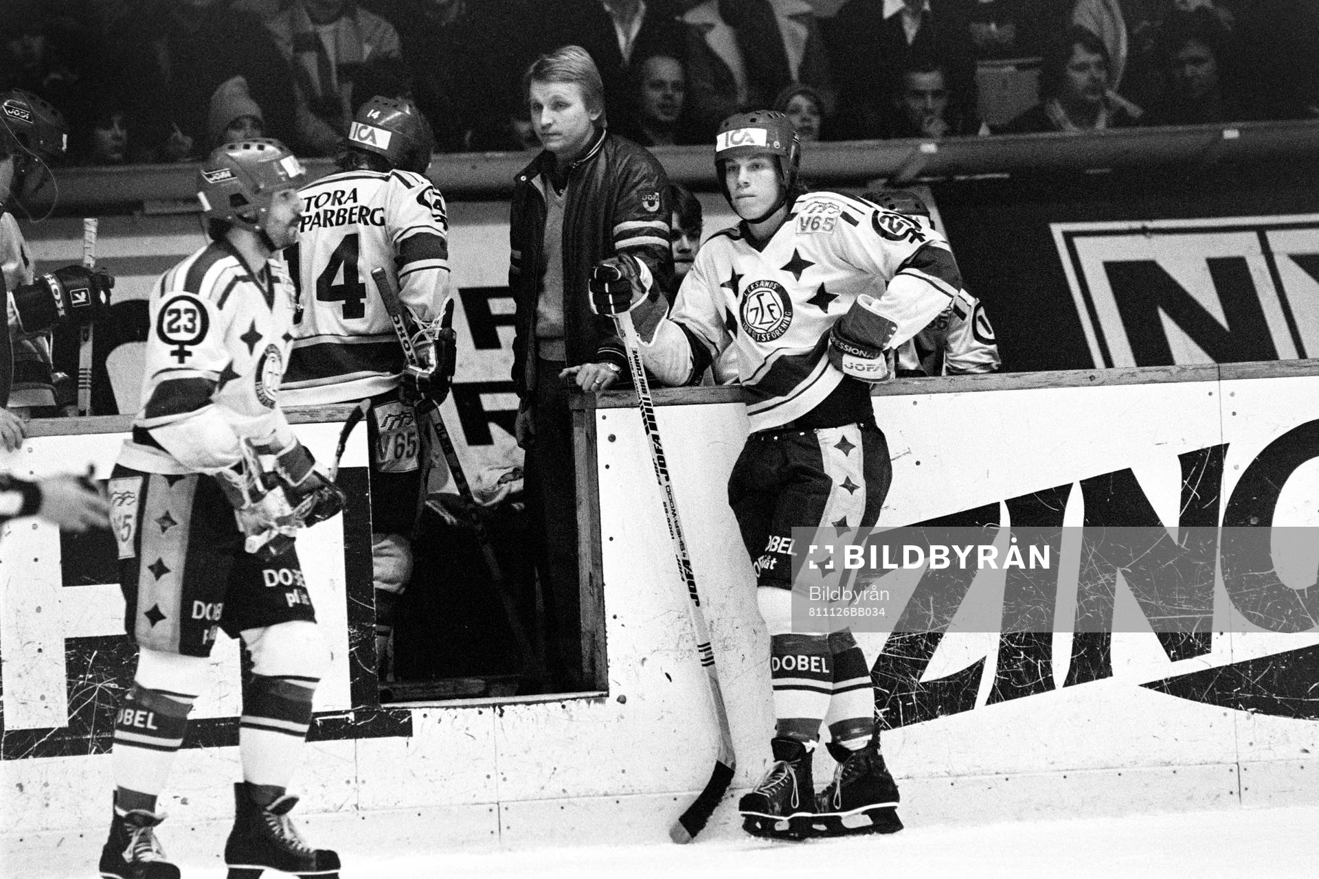 Jonas Bergqvist, Leksand och i bakgrunden Lennart Åhlberg,