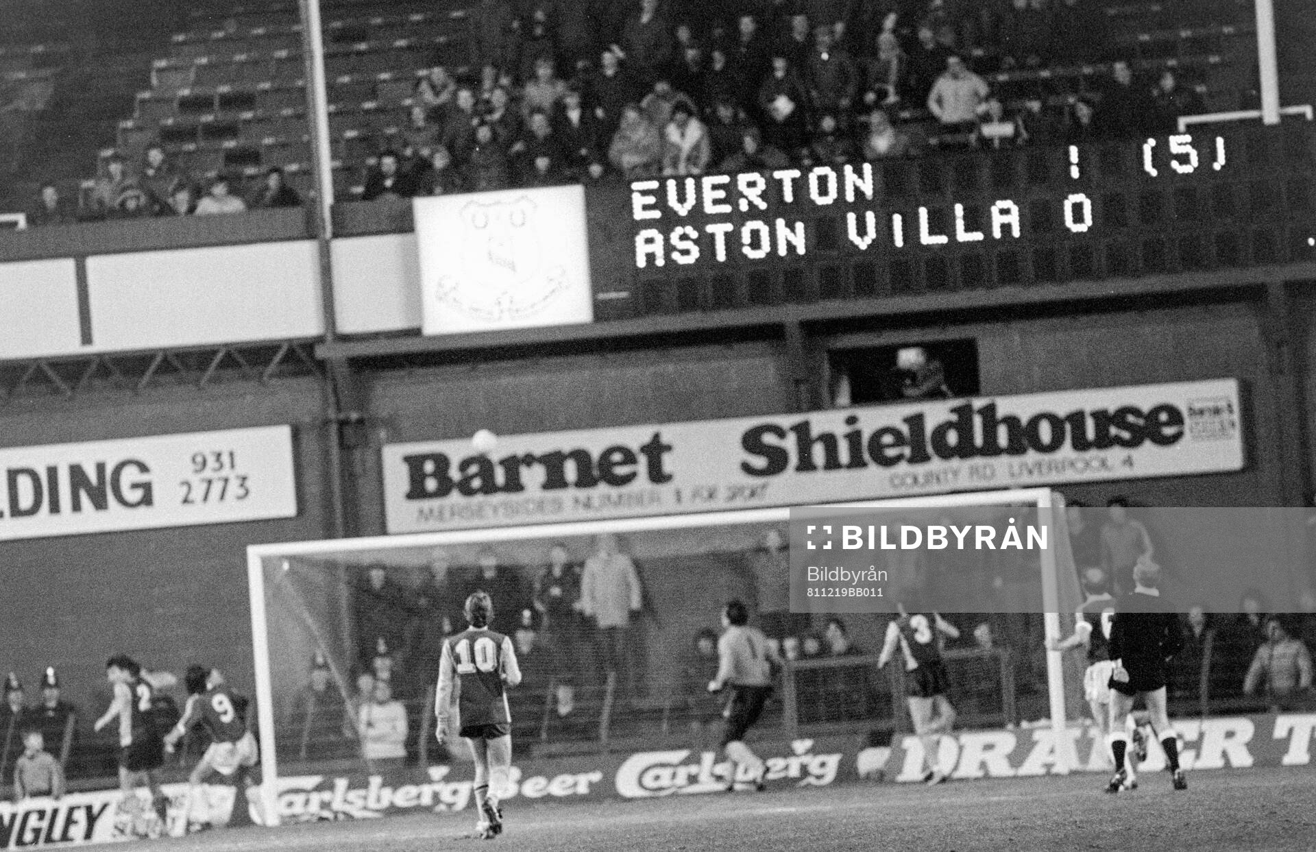Football, English Division One 1981-1982, Everton - Aston